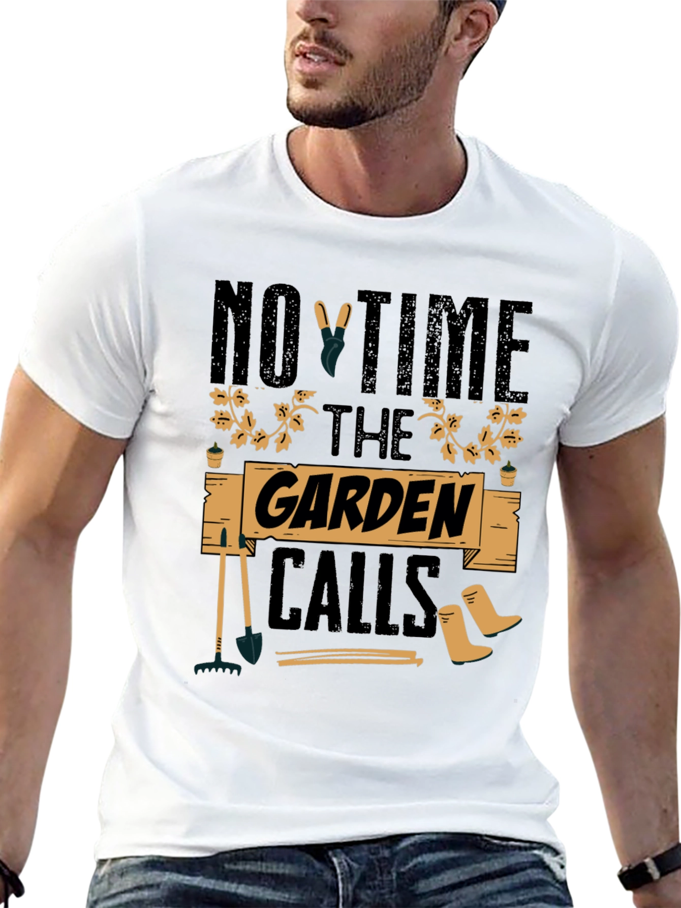 Gardeners Delight Tee - No Time The Garden Calls