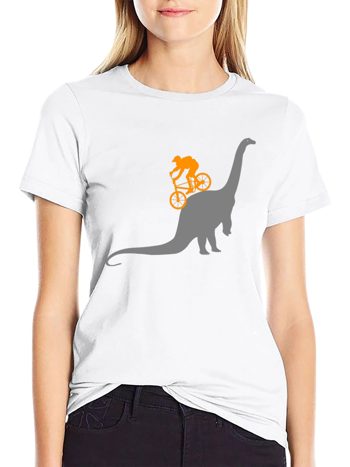 Dino Bike T-Shirt - Unique Graphic Tee