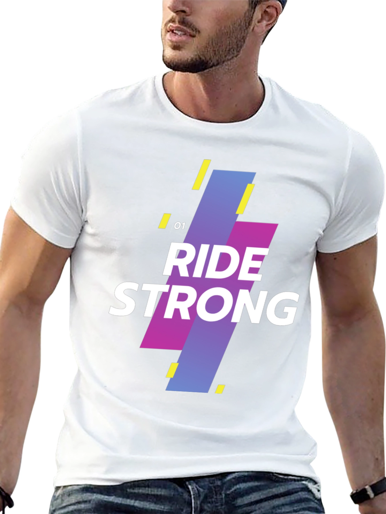 Ride Strong Graphic Tee - Bold Style