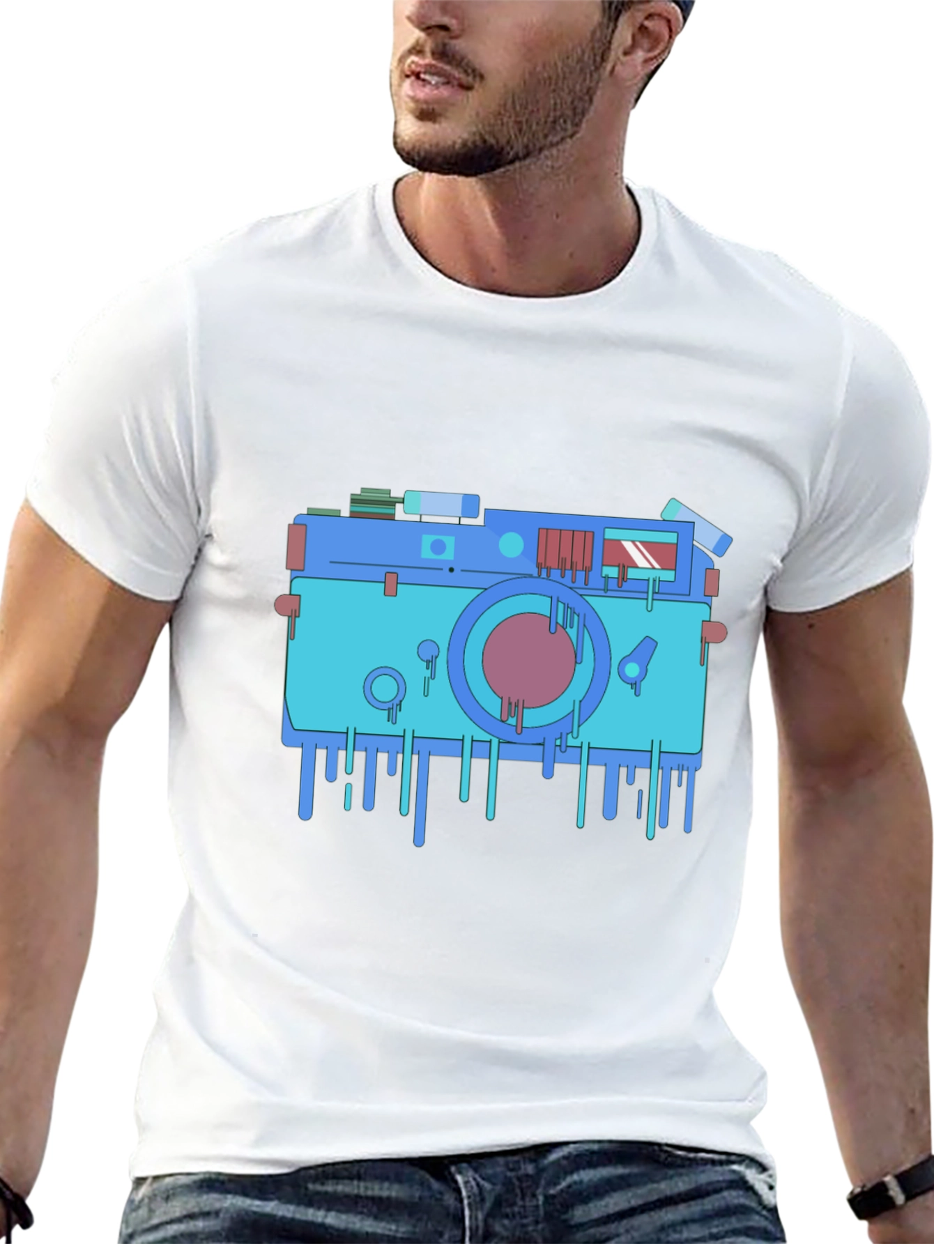 Retro Camera Graphic Tee - Cool Photo Lover Shirt