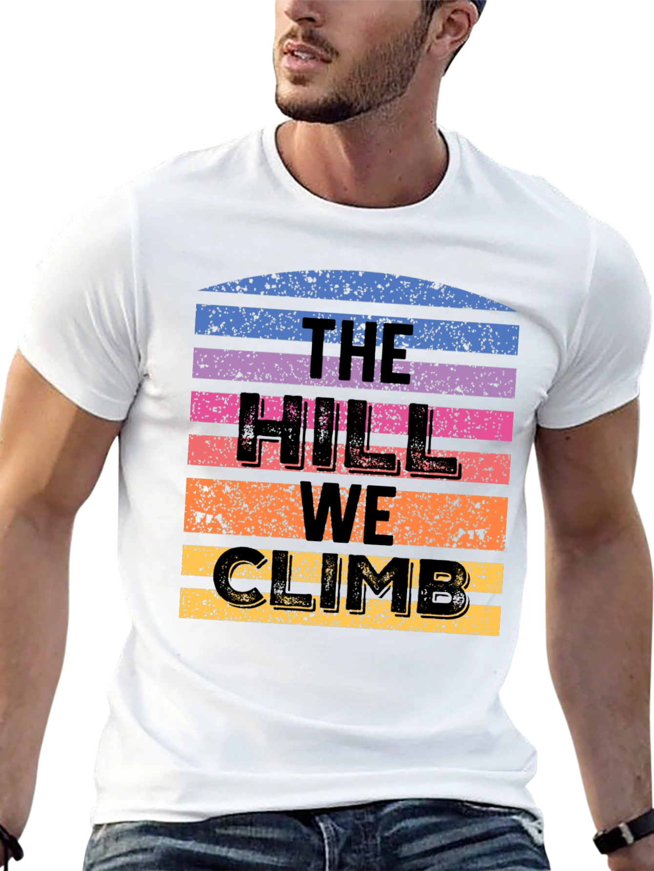 The Hill We Climb Retro Graphic T-Shirt