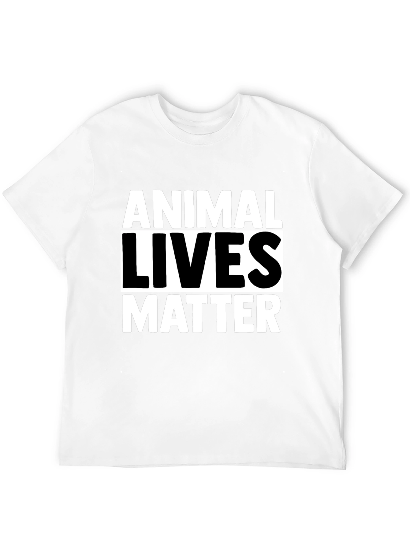 Animal Lives Matter Black Graphic Tee