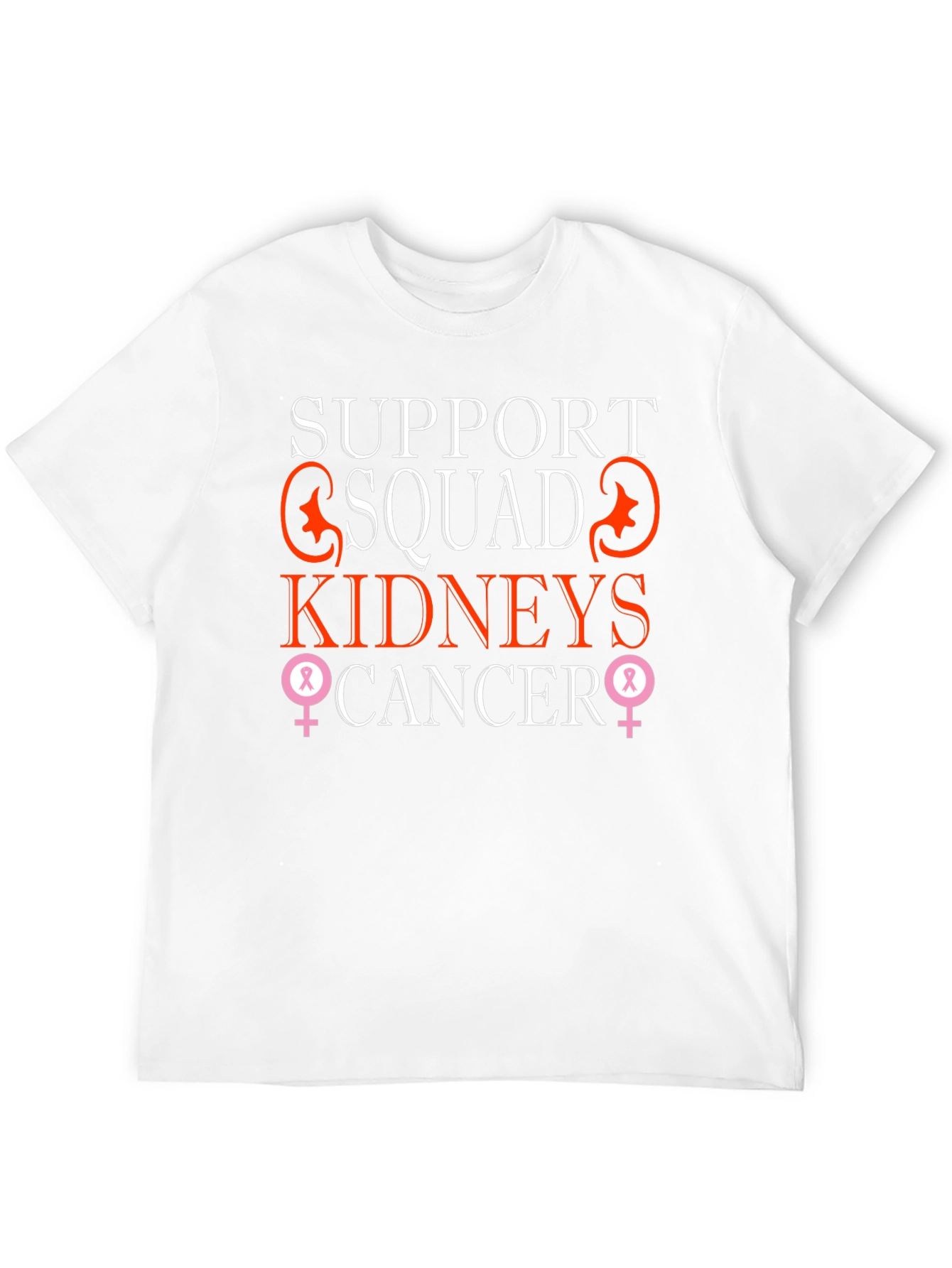 Support Squad Kidneys Cancer Awareness T-Shirt
