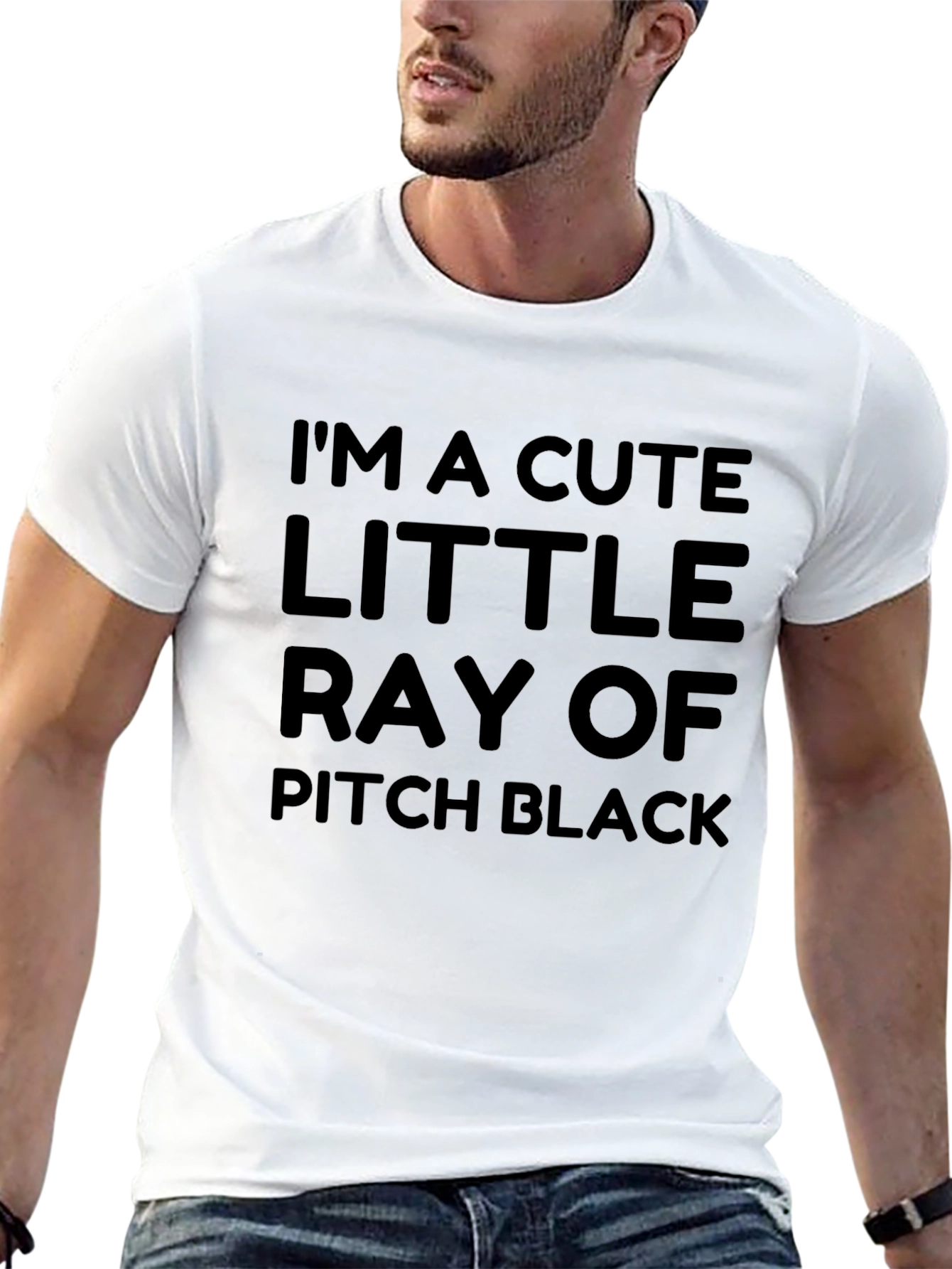 Cute Little Ray of Pitch Black T-Shirt