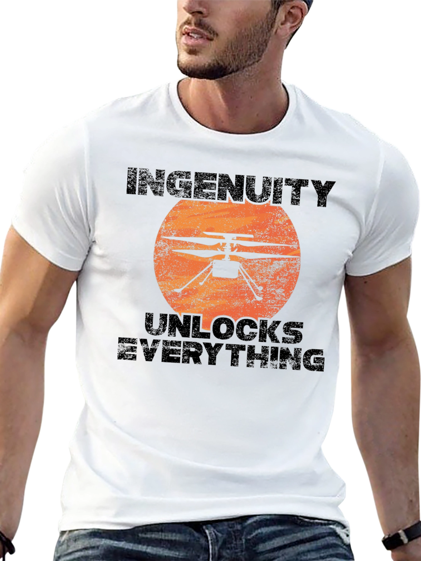 Ingenuity Unlocks Everything Black T-Shirt