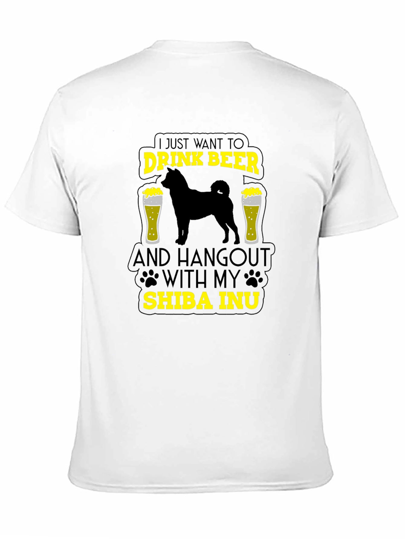Drink Beer Shiba Inu T-Shirt