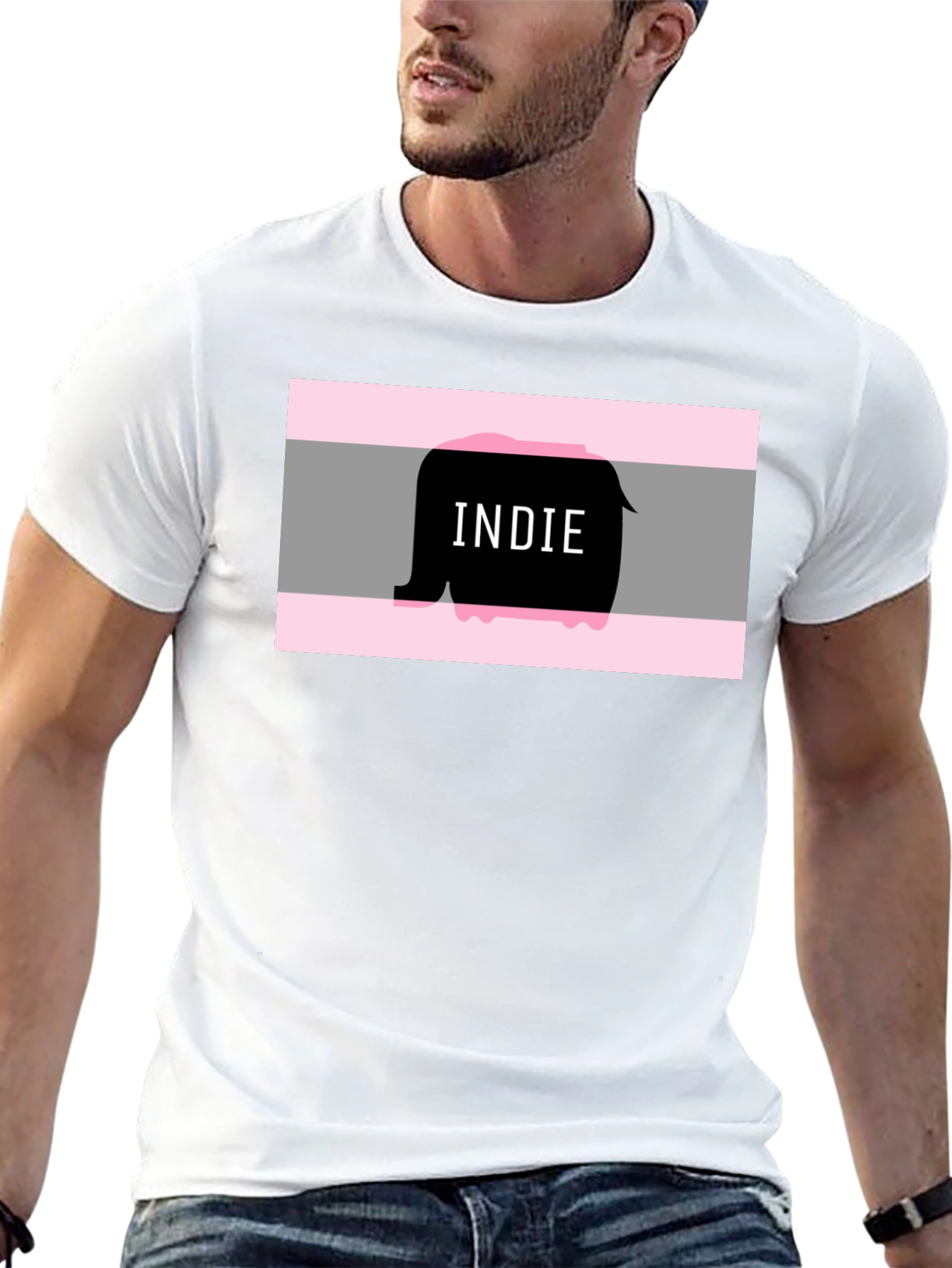 Indie Elephant Graphic Tee - Unique Style