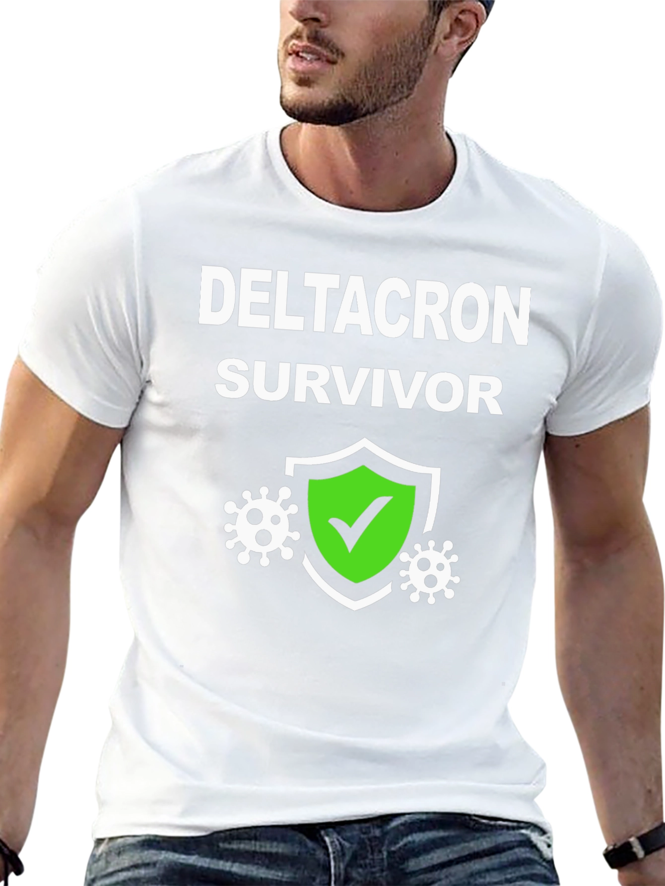 Deltacron Survivor T-Shirt Novelty Graphic Tee