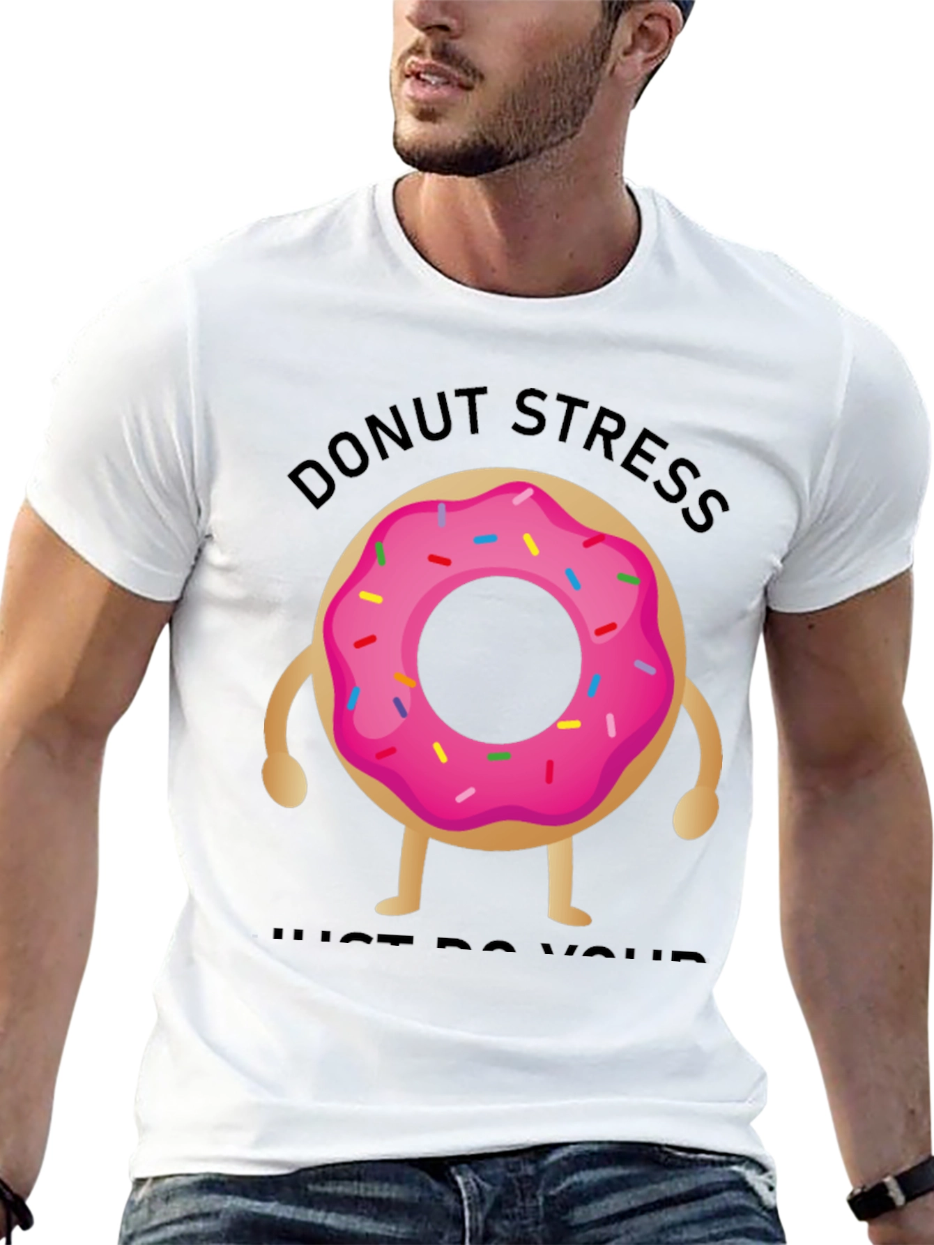 Donut Stress T-Shirt - Funny Graphic Tee