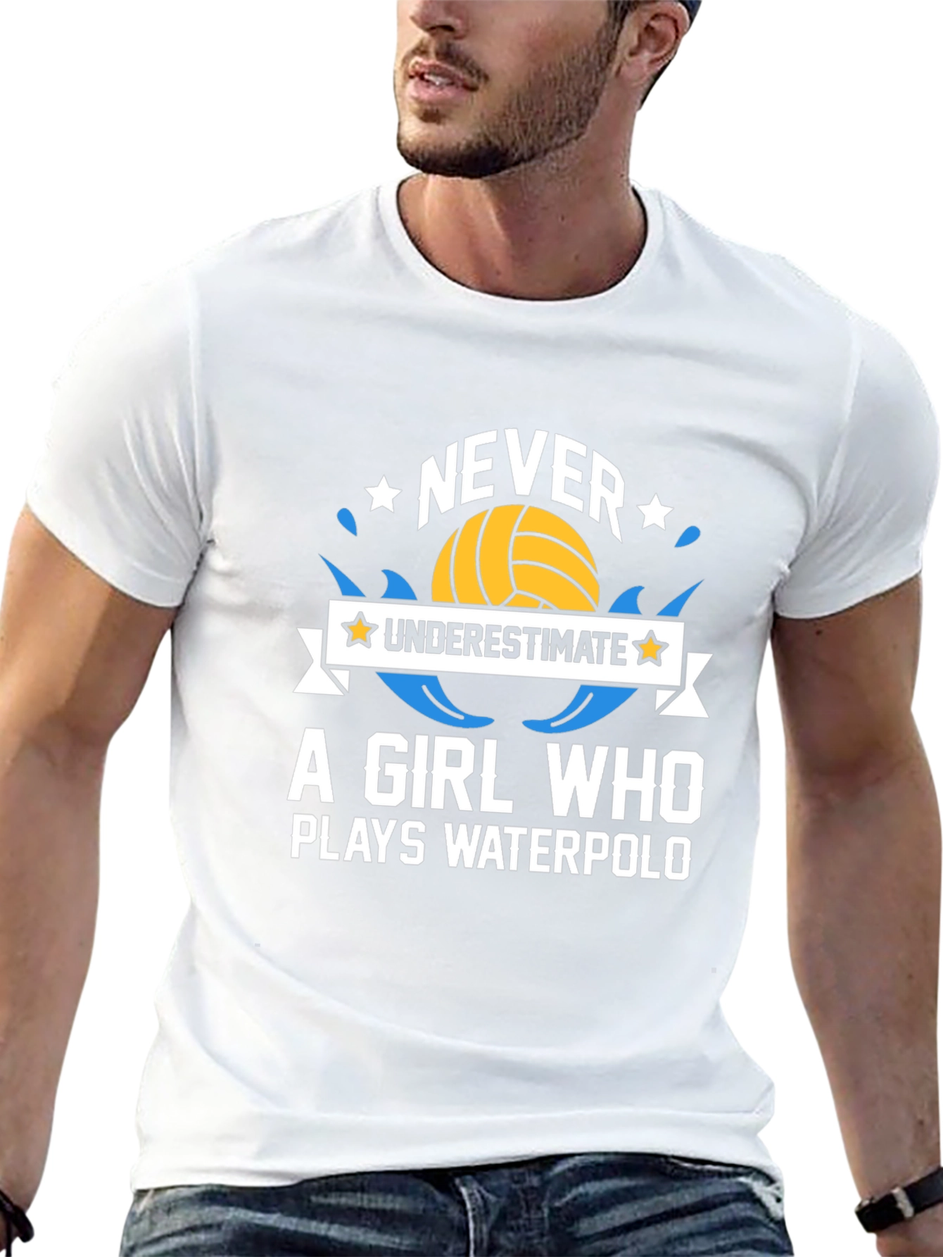 Never Underestimate Waterpolo Girls T-Shirt