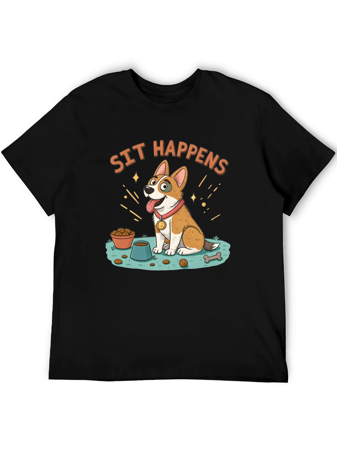 Sit Happens Dog Graphic Tee