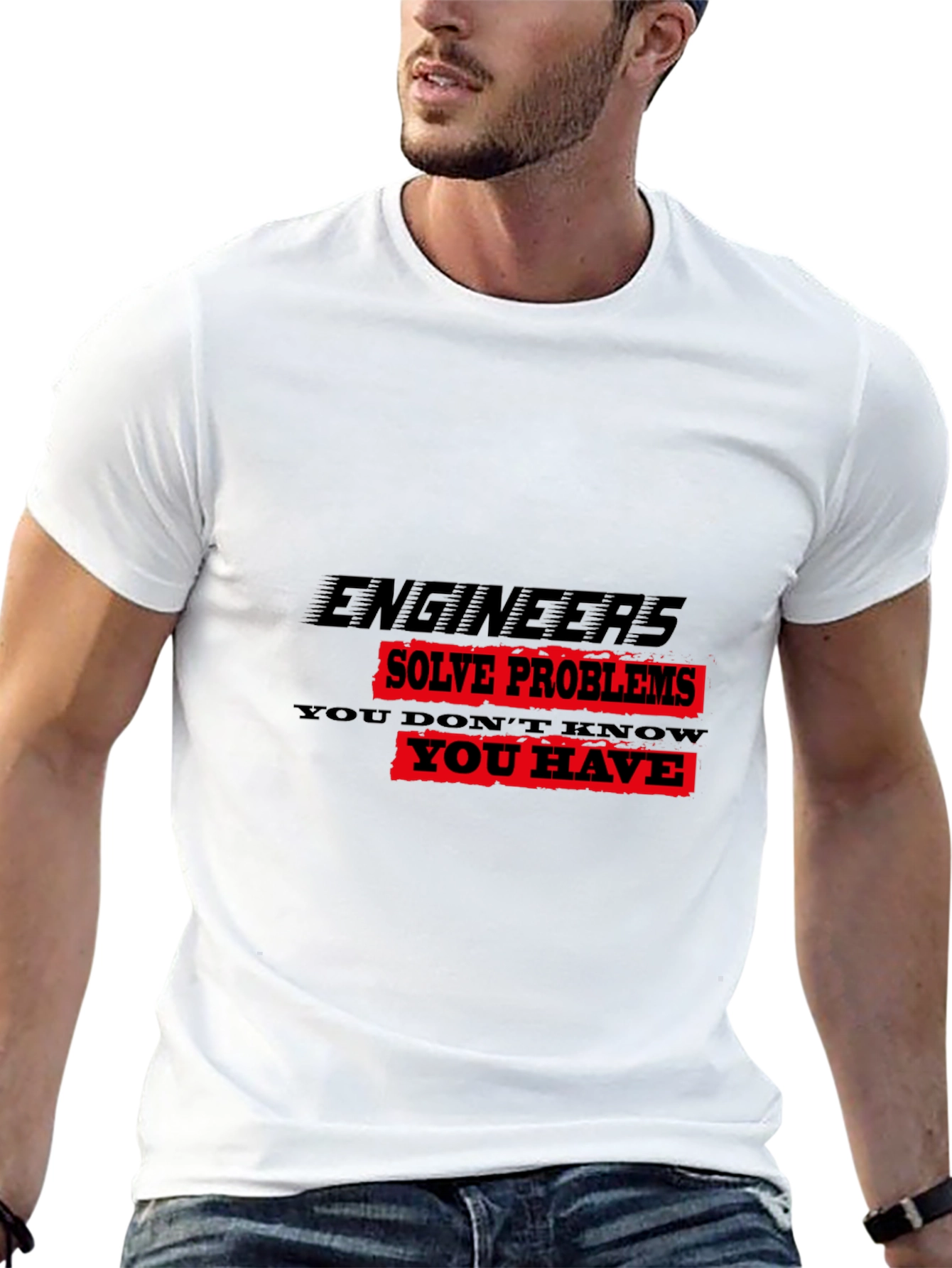 Engineers Solve Problems Graphic Tee