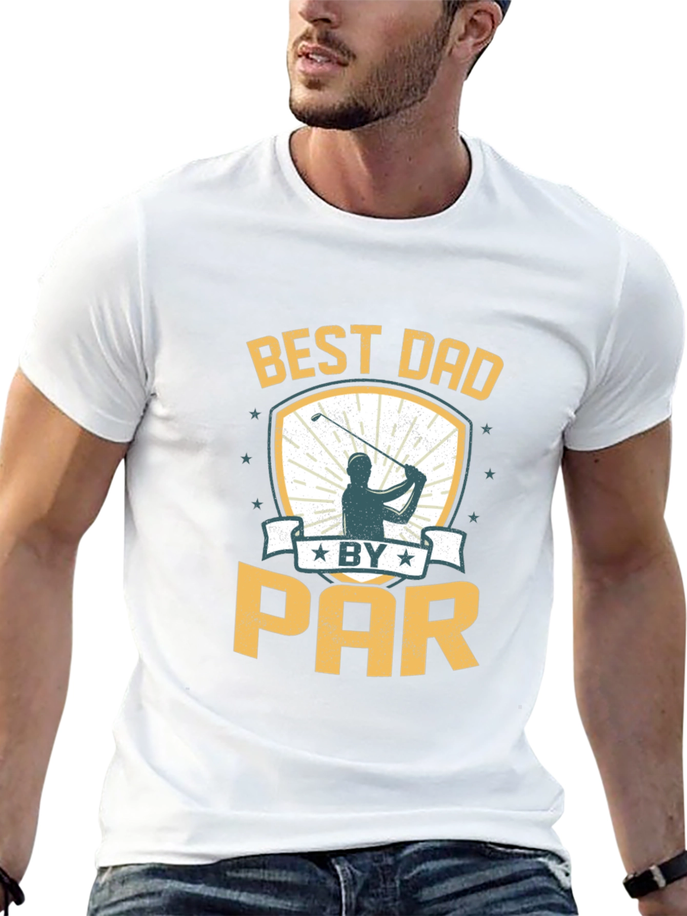 Best Dad By Par T-Shirt | Golf Lover Gift