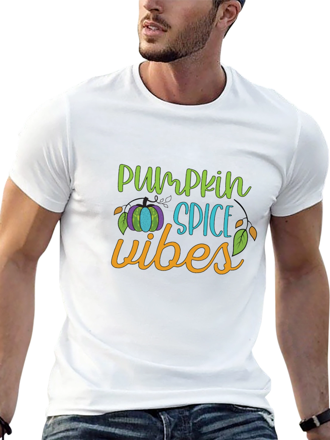 Pumpkin Spice Vibes Graphic Tee - Fall Fashion