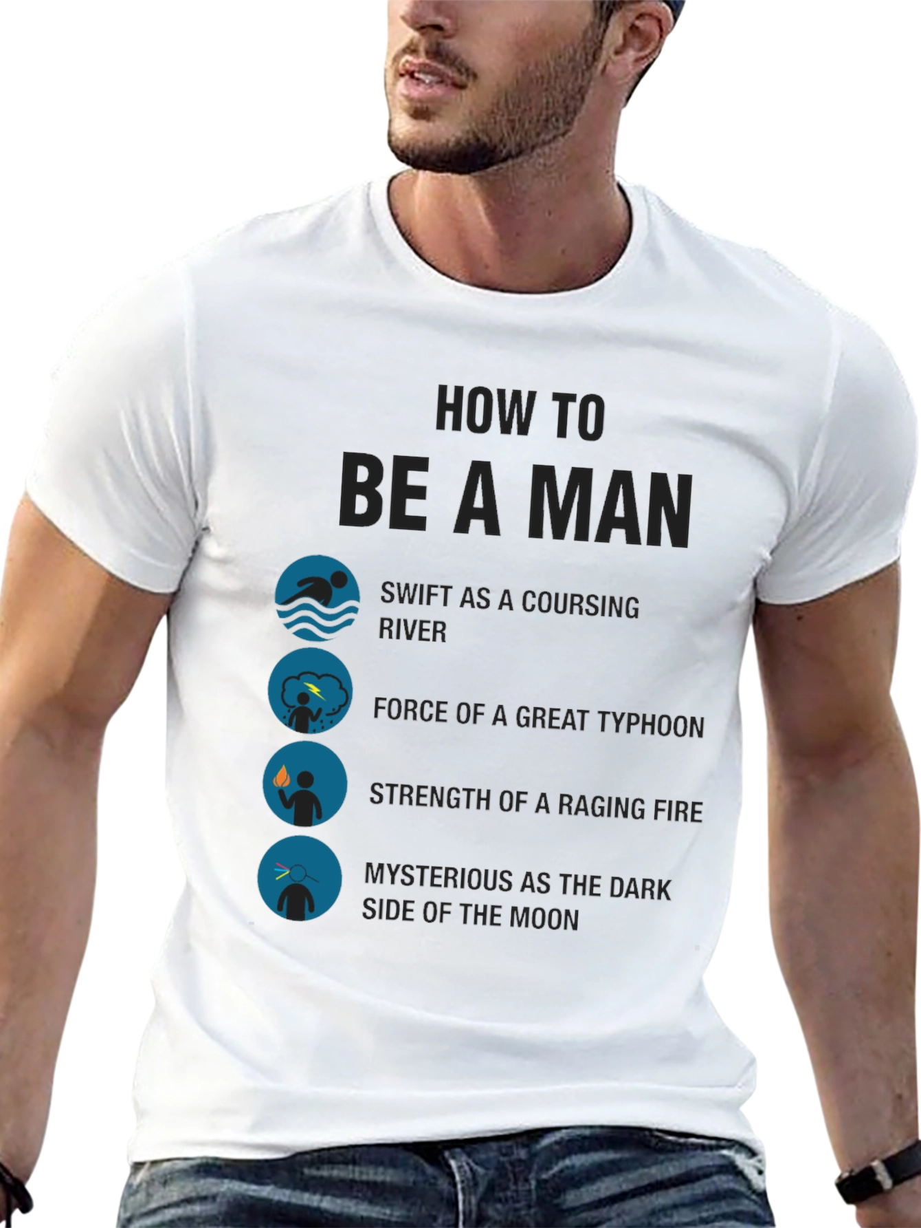 How to Be a Man Graphic T-Shirt