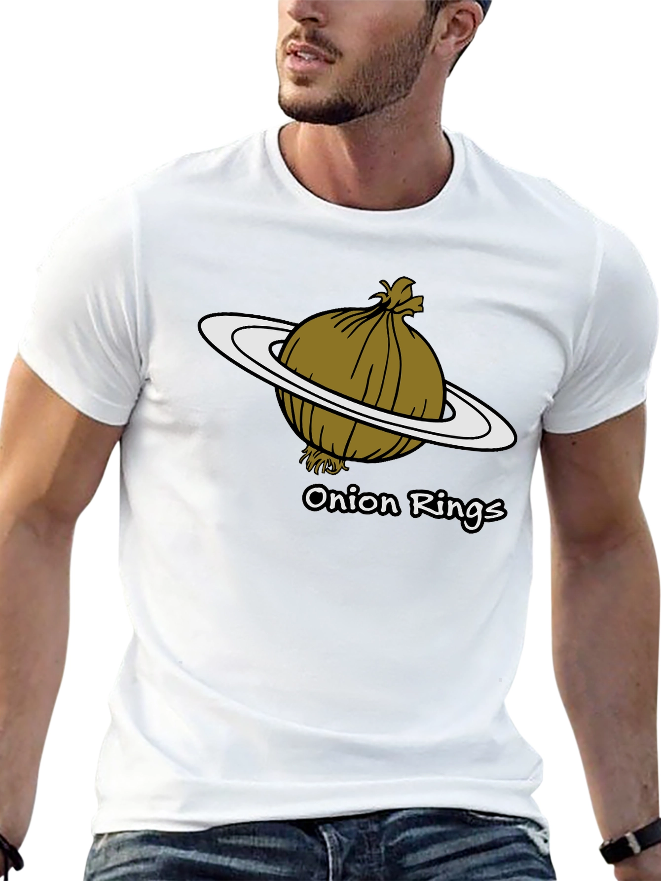 Onion Rings T-Shirt - Funny Food Pun Tee