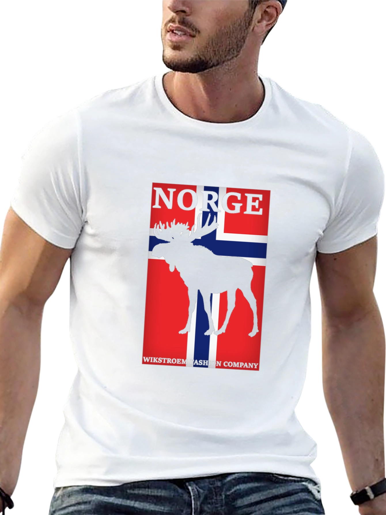 Norway Moose T-Shirt - Wikstroem Fashion Company