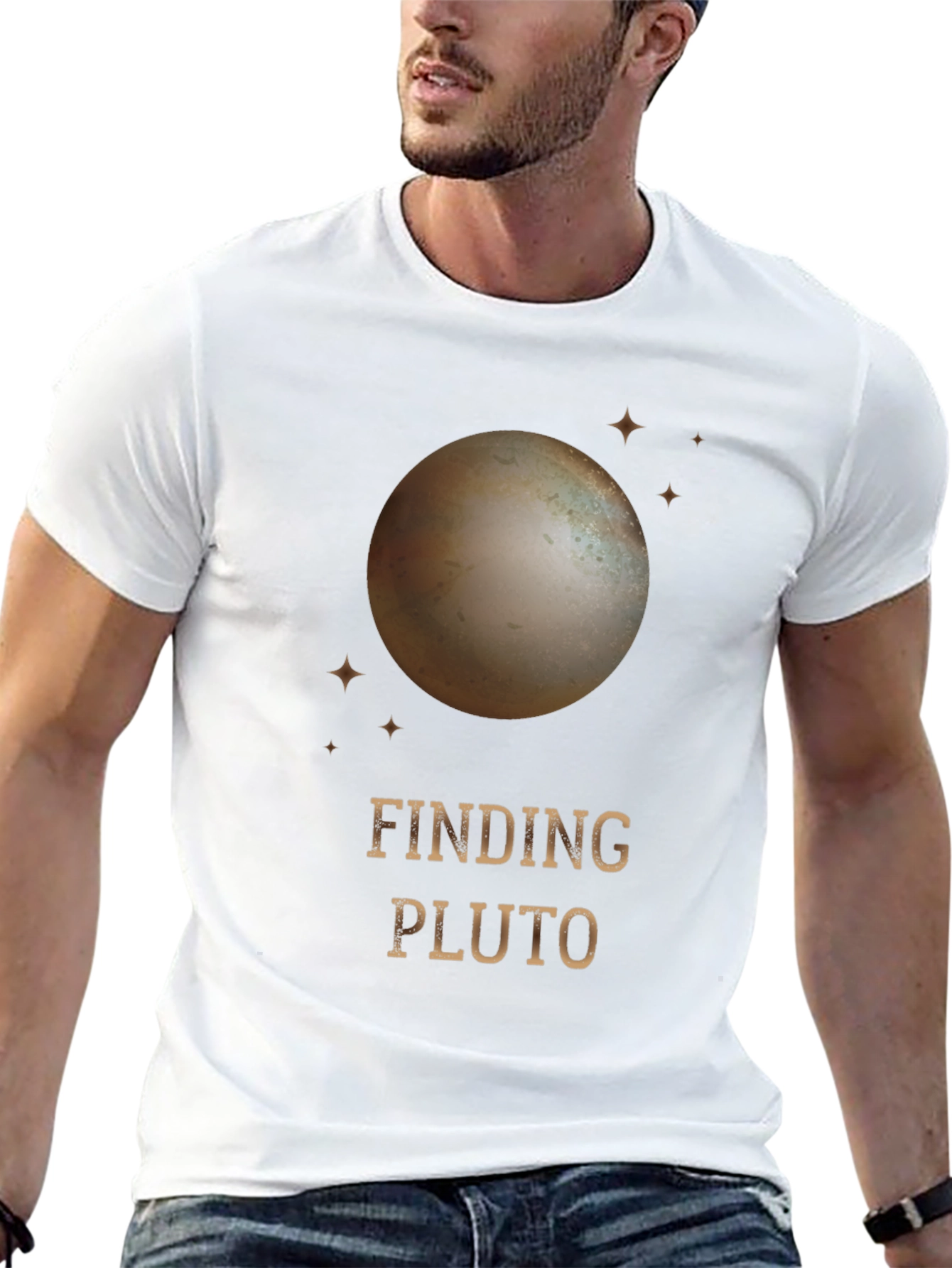 Finding Pluto Graphic T-Shirt - Space Exploration Tee