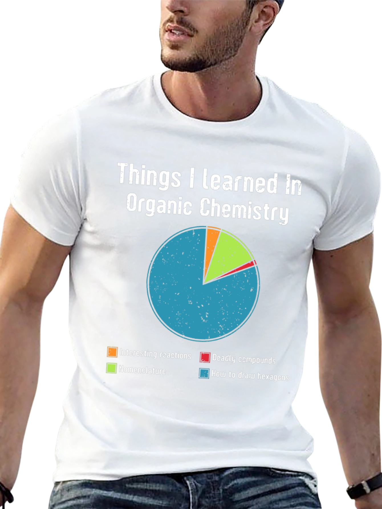 Organic Chemistry T-Shirt - Pie Chart Design