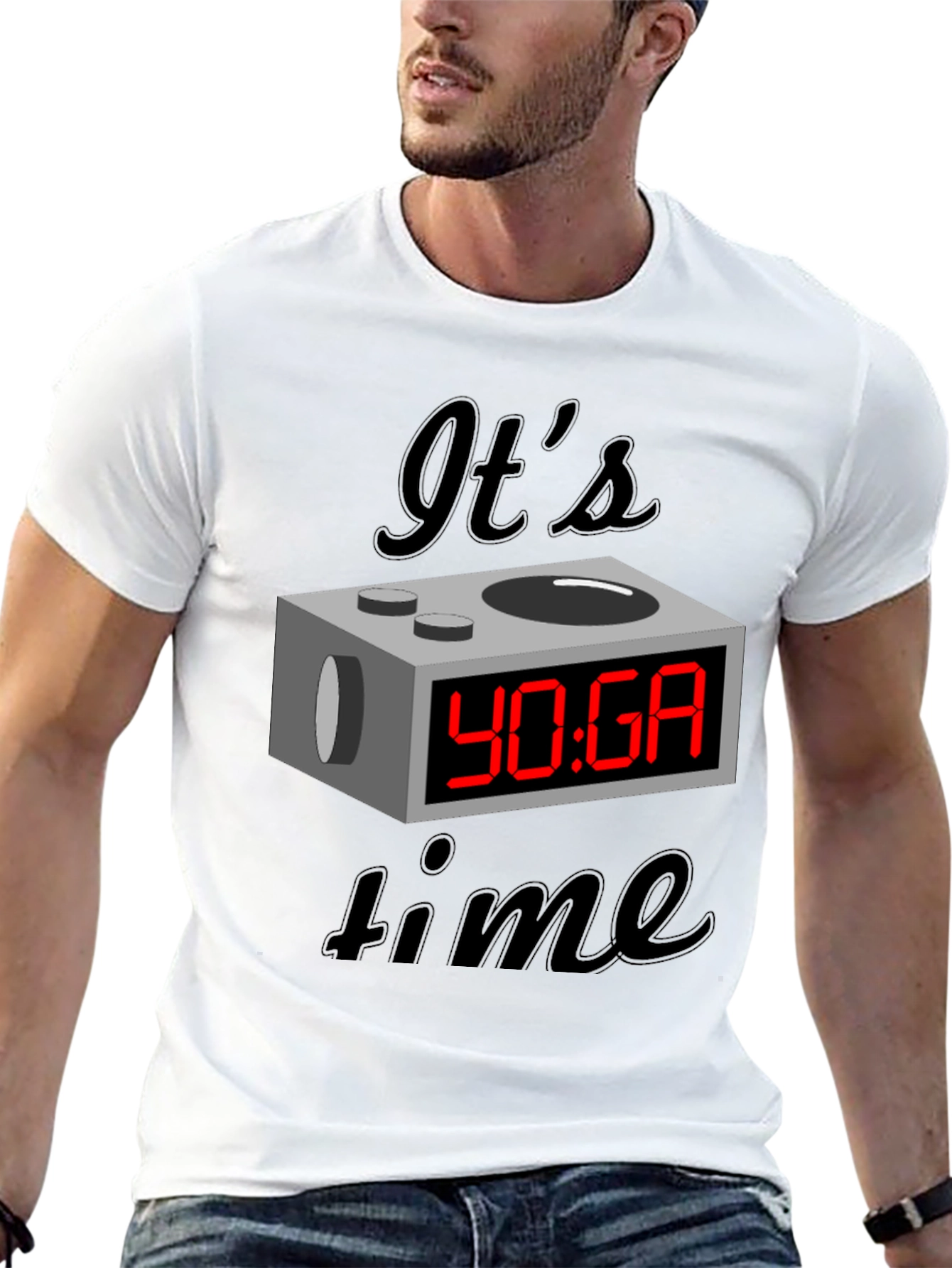 Yoga Time Graphic T-Shirt