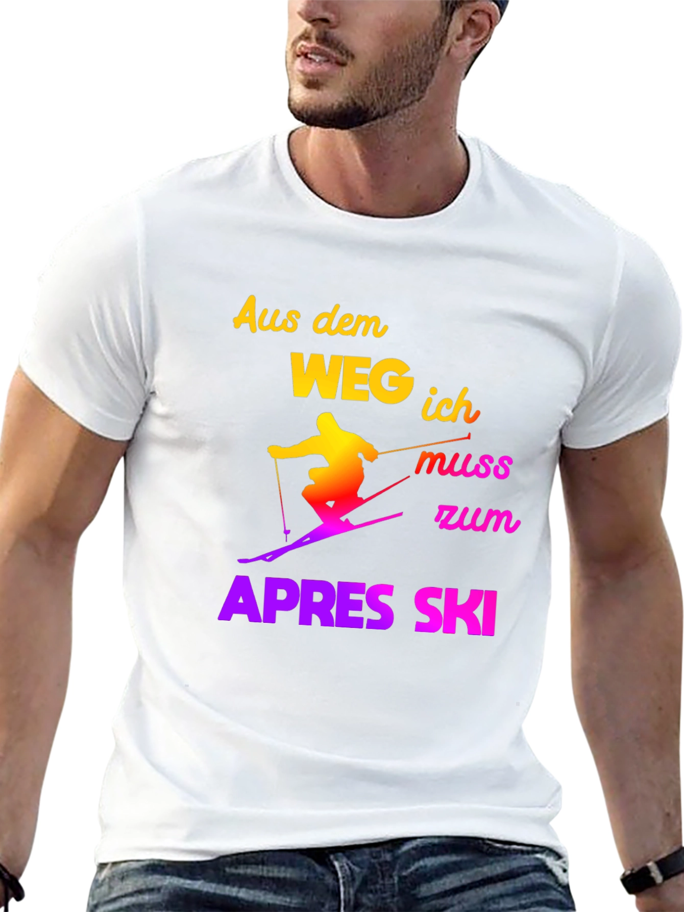 Apres Ski T-Shirt Skiing Humor Tee