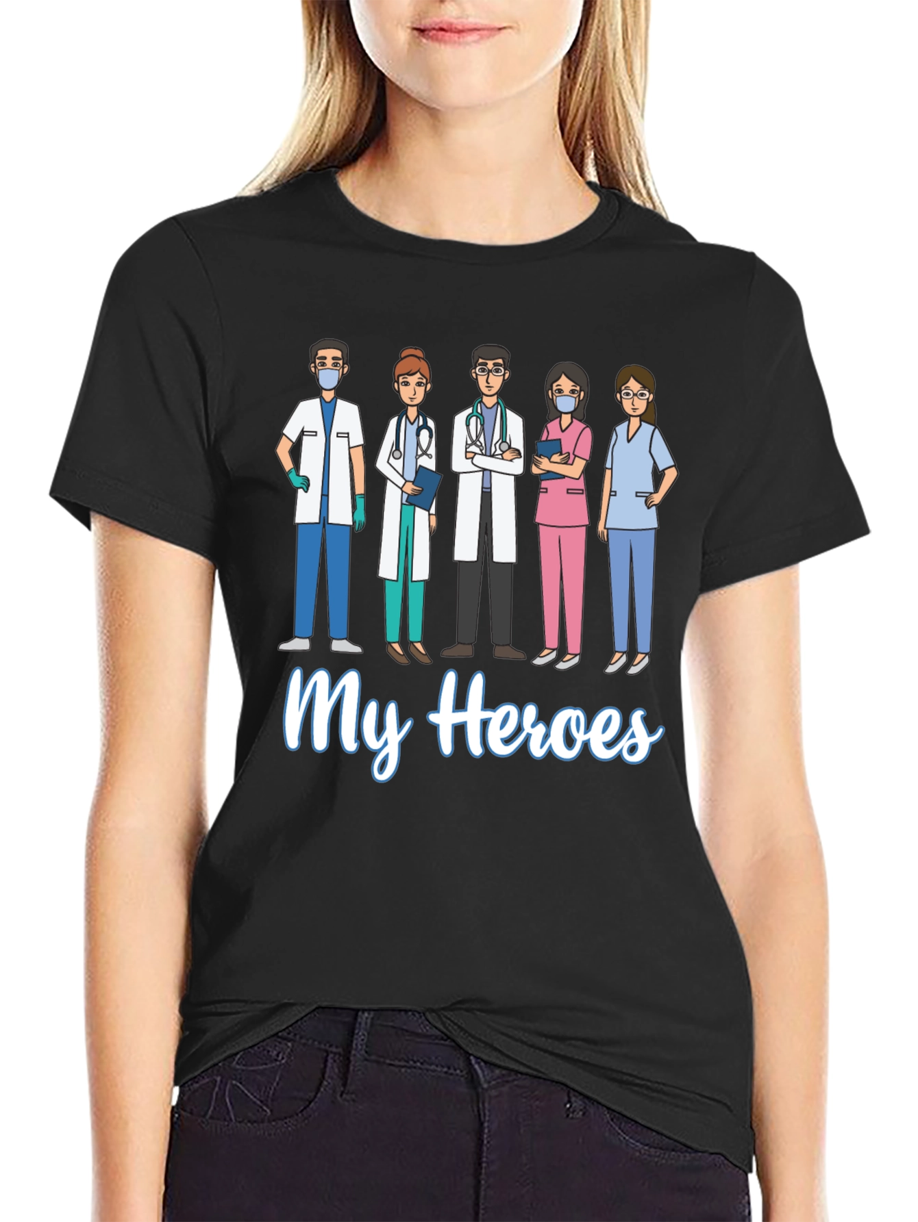 My Heroes Graphic T-Shirt - Essential Worker Appreciation