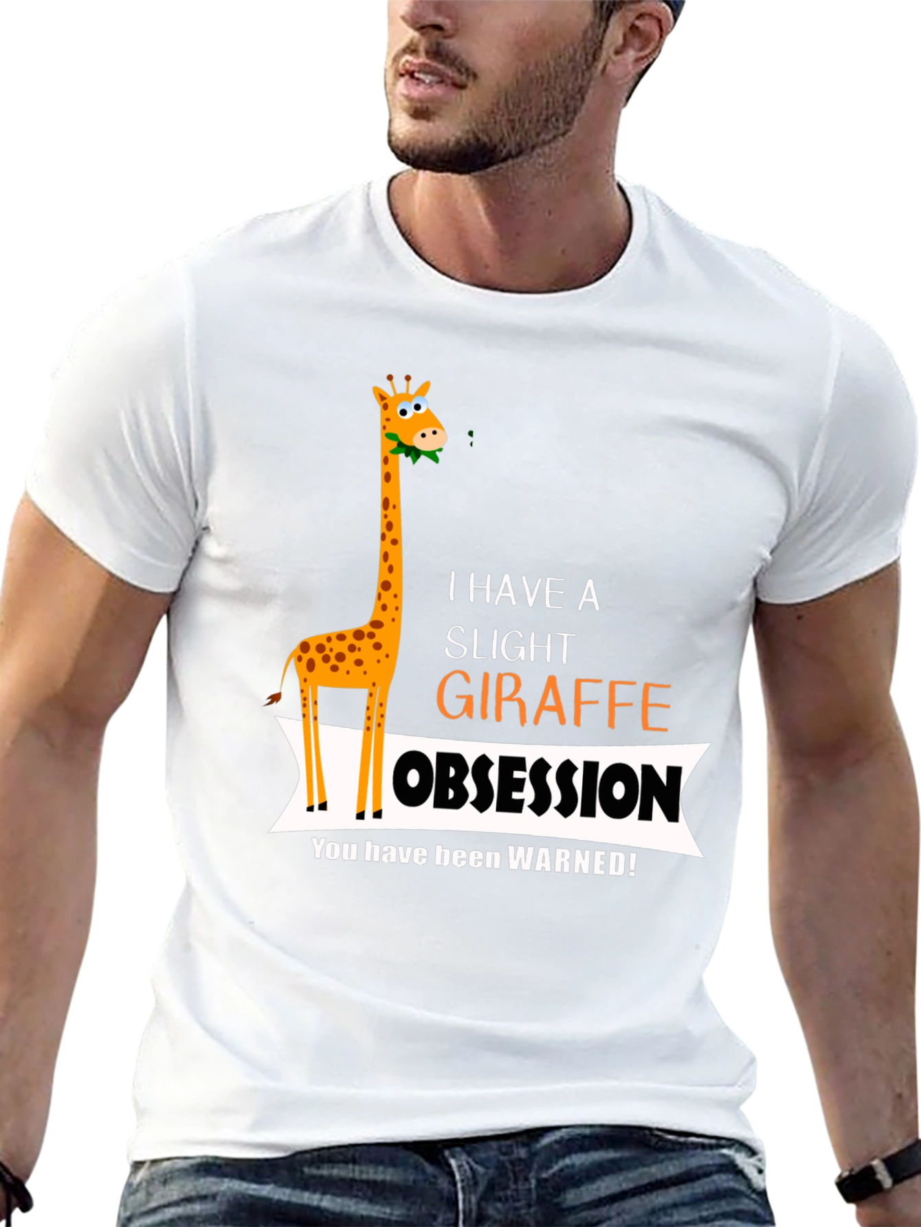 Giraffe Obsession T-Shirt - Funny Animal Lover Tee