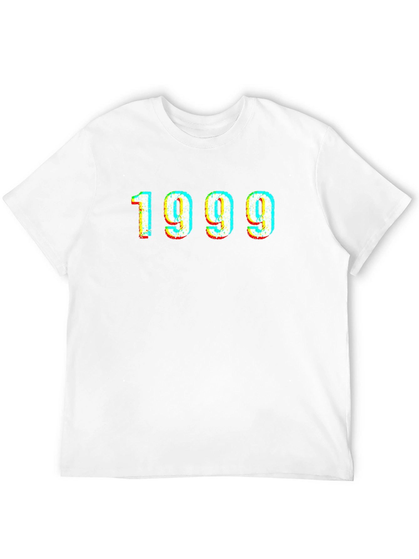 1999 Glitch Graphic Tee - Retro Style