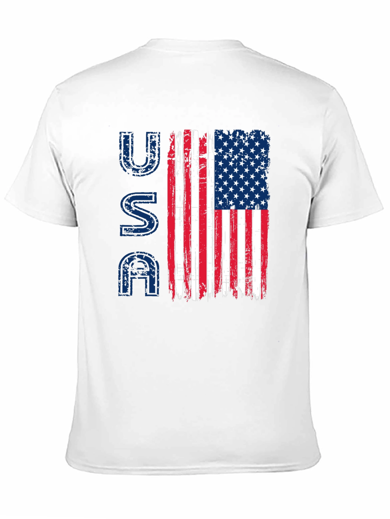 USA Flag Graphic Tee - Patriotic American Pride T-Shirt