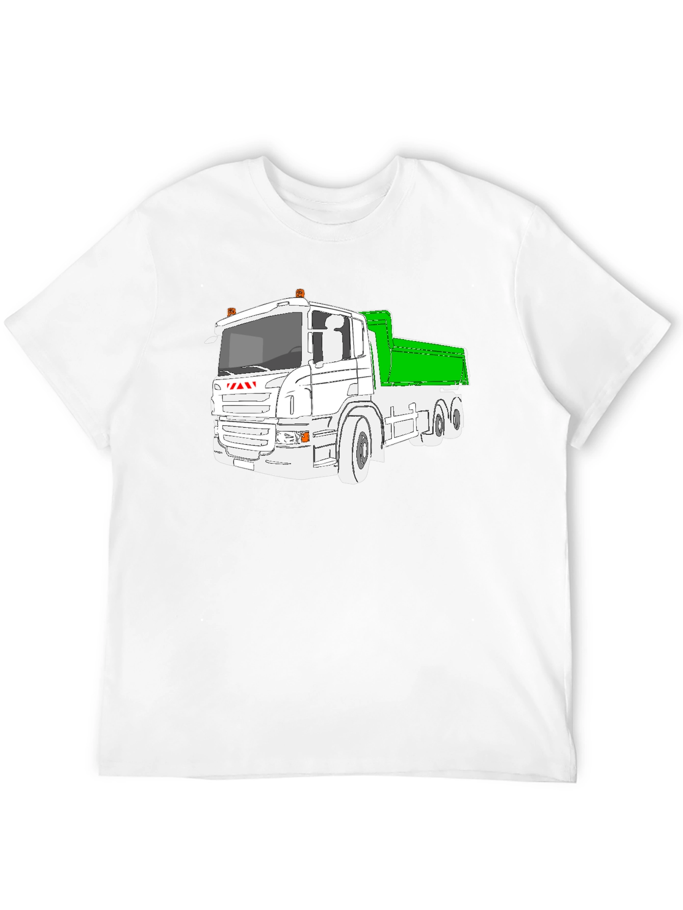 Truck Graphic T-Shirt - Black Heavy Duty Vehicle Tee