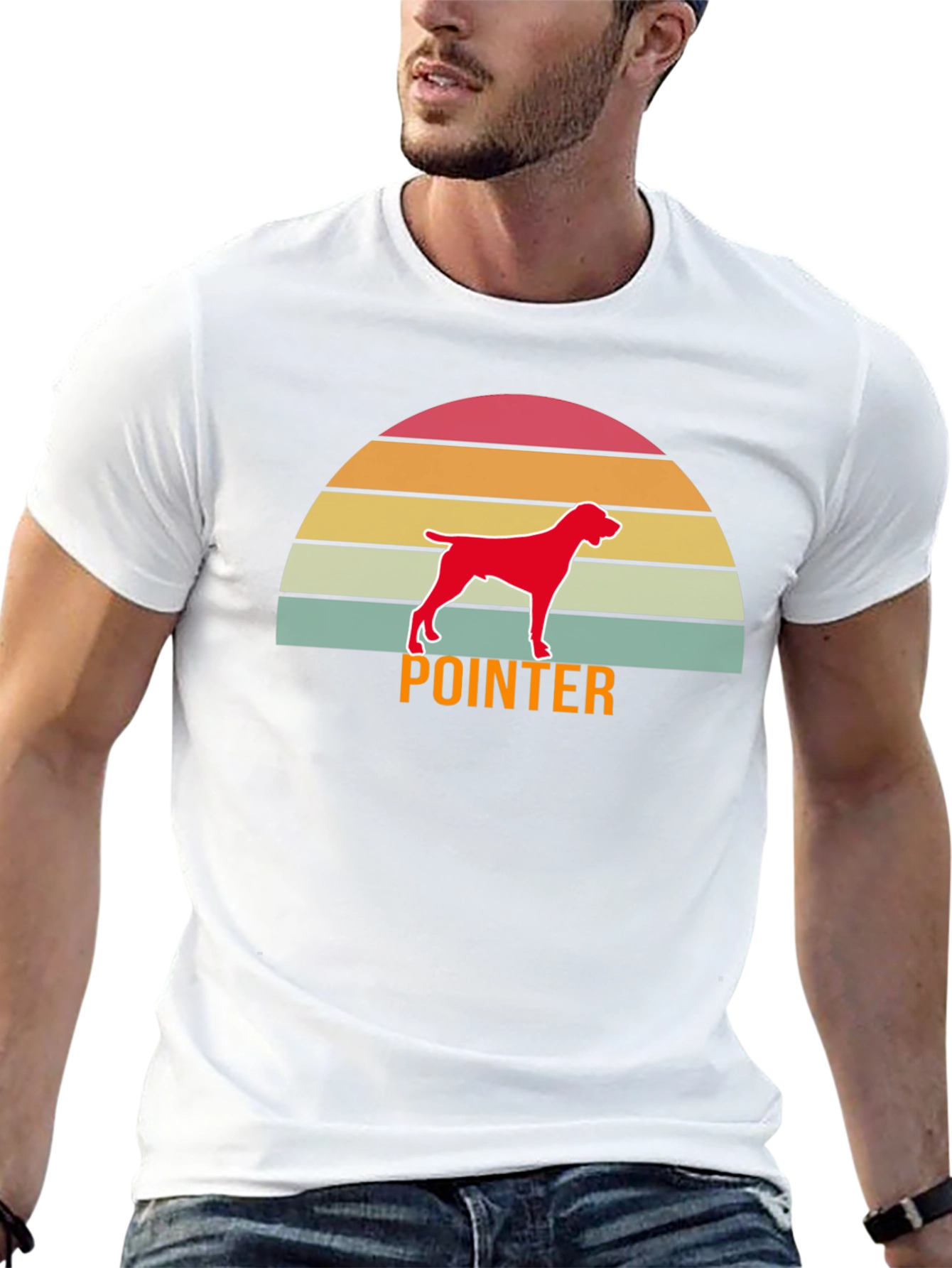 Pointer Dog Retro T-Shirt