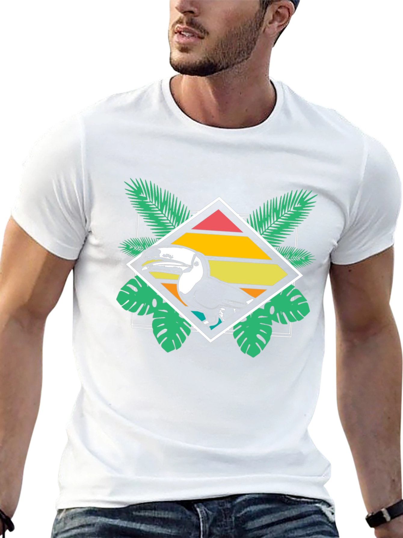 Tropical Toucan Graphic Tee