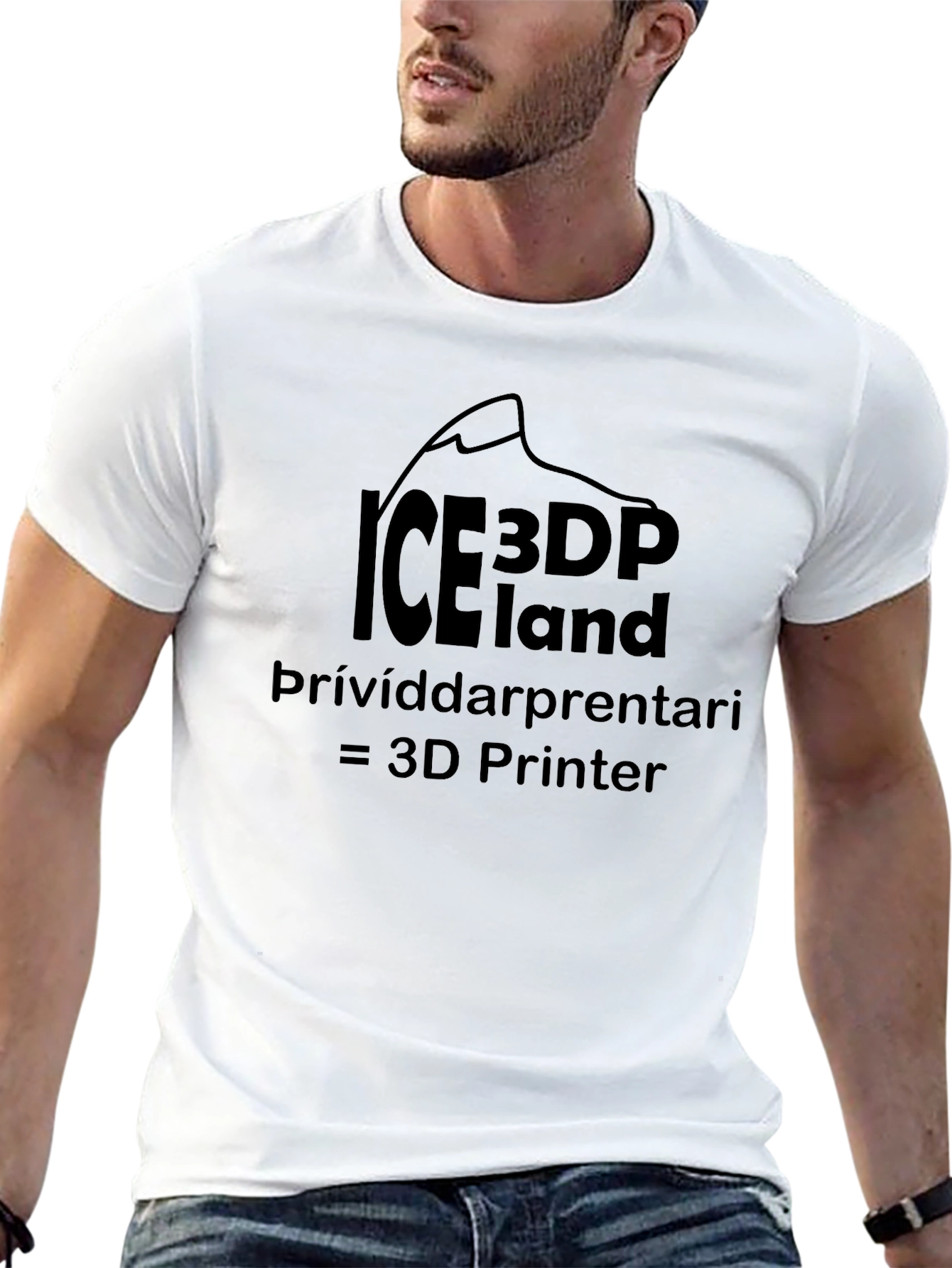 ICE3DP Iceland T-Shirt 3D Printer Tee