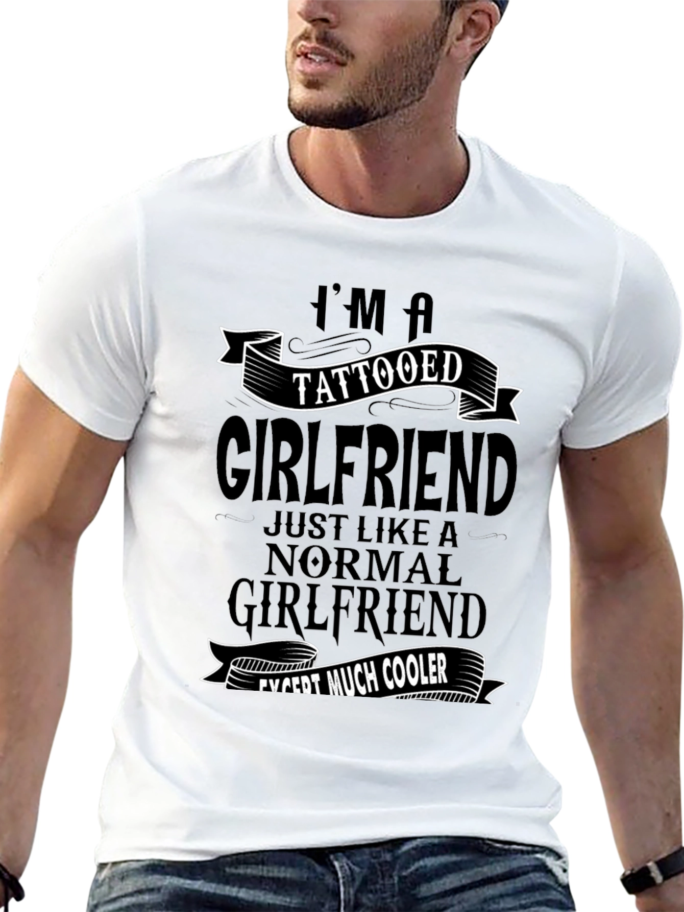 Tattooed Girlfriend Graphic T-Shirt