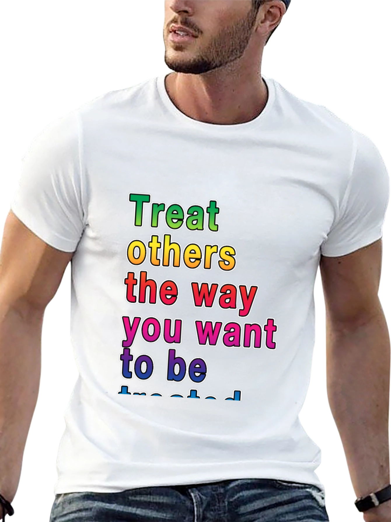Treat Others Graphic Tee - Black