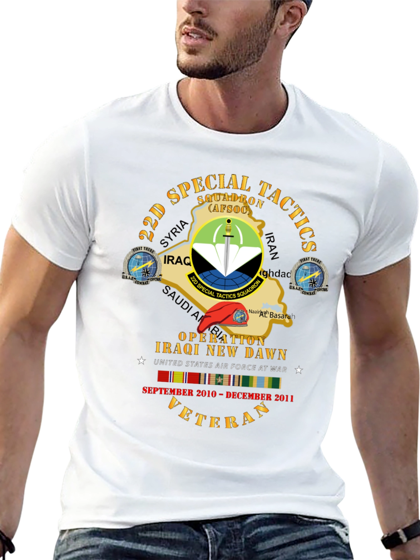 22D Special Tactics Squadron Veteran T-Shirt