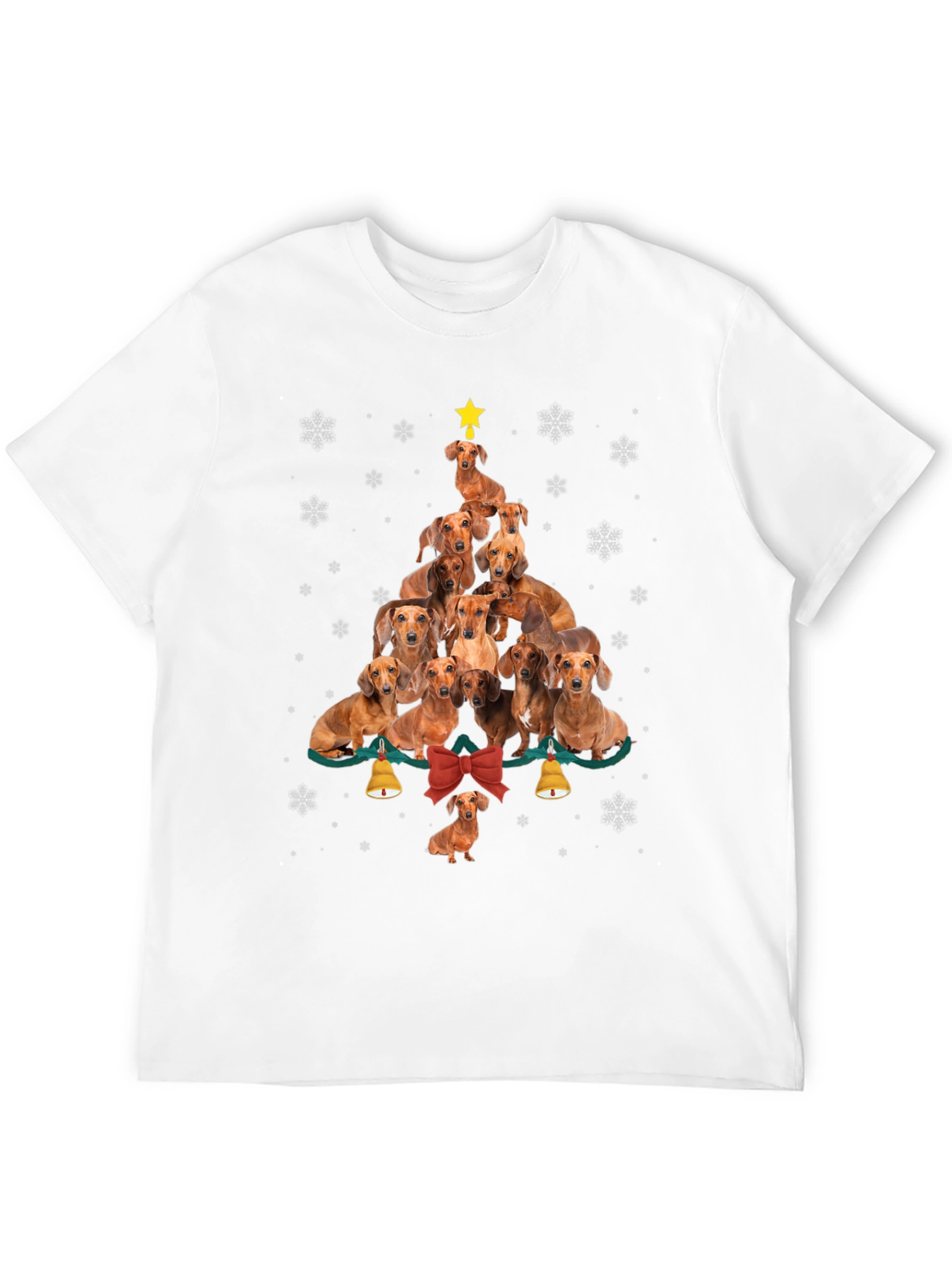 Dachshund Christmas Tree Graphic Tee