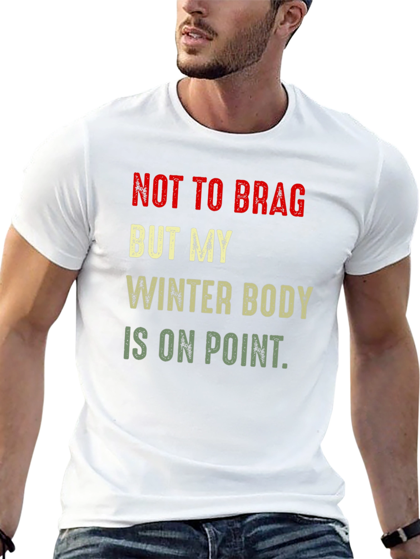 Winter Body On Point T-Shirt - Funny Graphic Tee