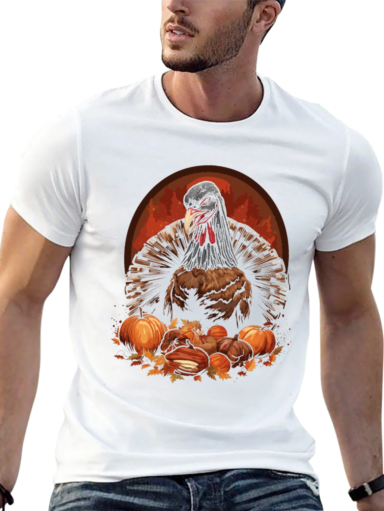 Thanksgiving Turkey Graphic Tee
