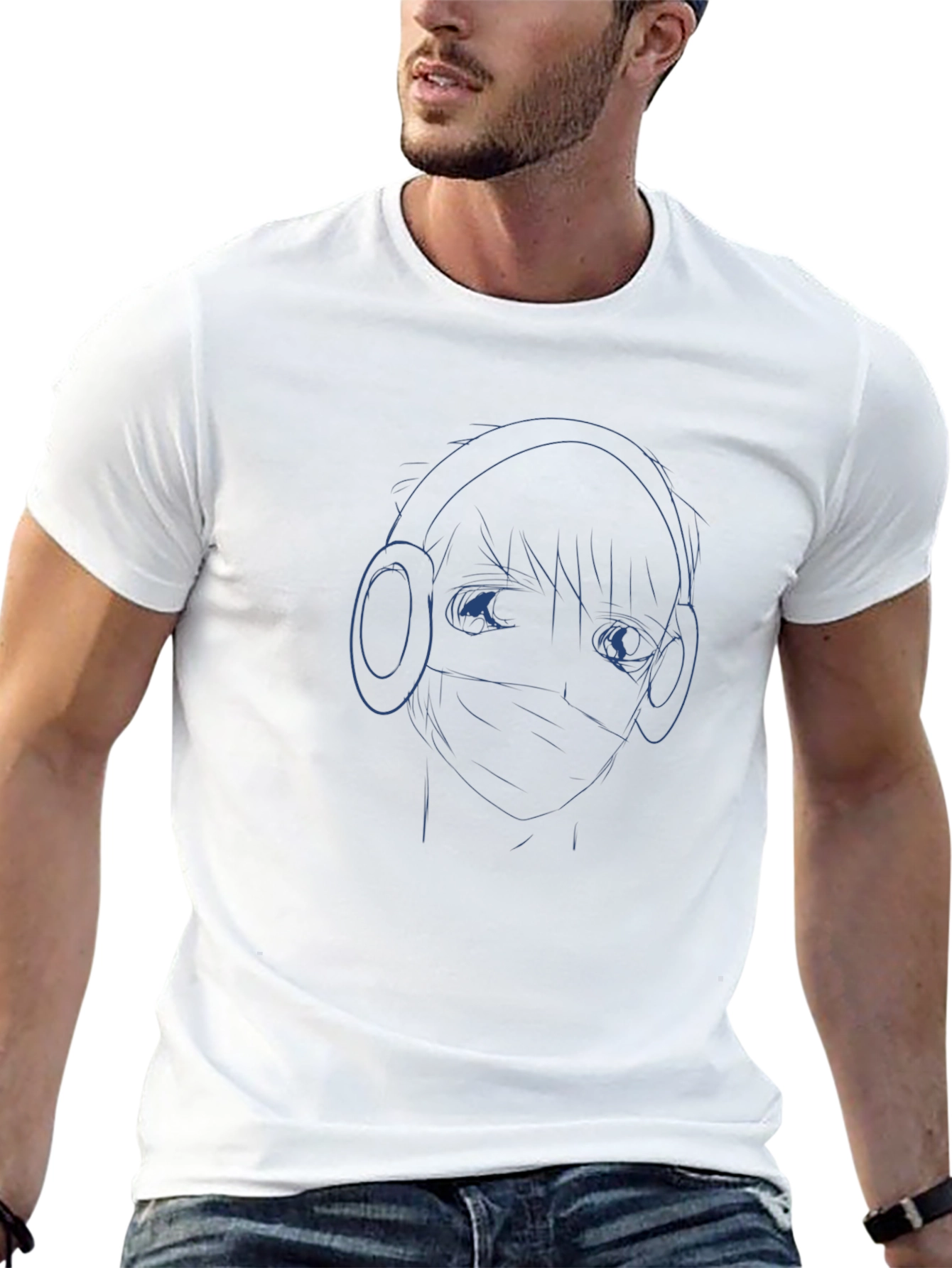 Anime Masked T-Shirt - Cool Design