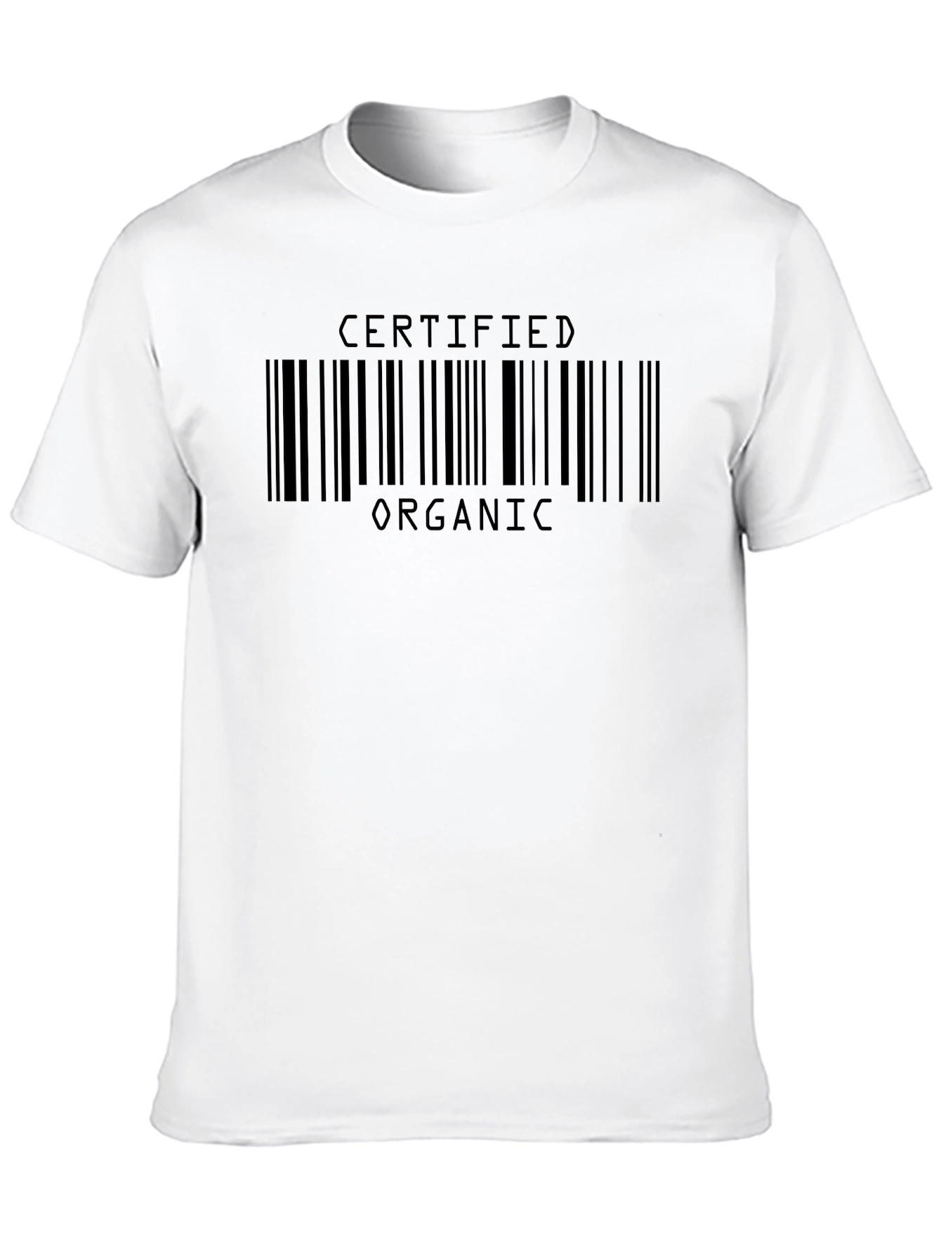 Certified Organic Barcode Graphic Tee