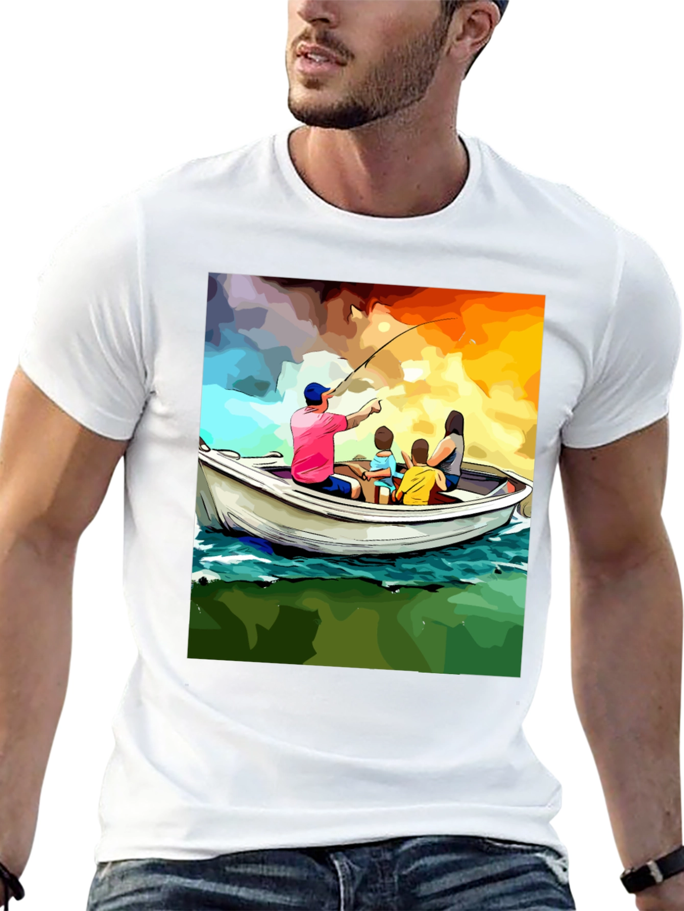 Family Fishing Trip Graphic Tee