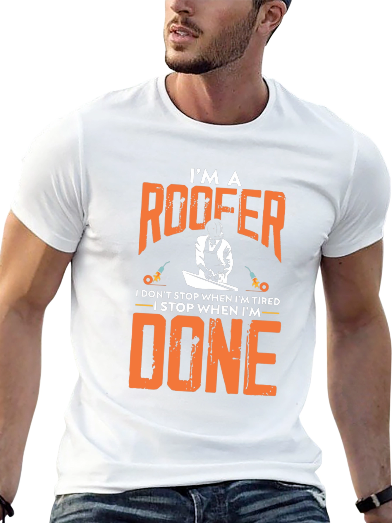Im a Roofer Funny Graphic Tee Shirt