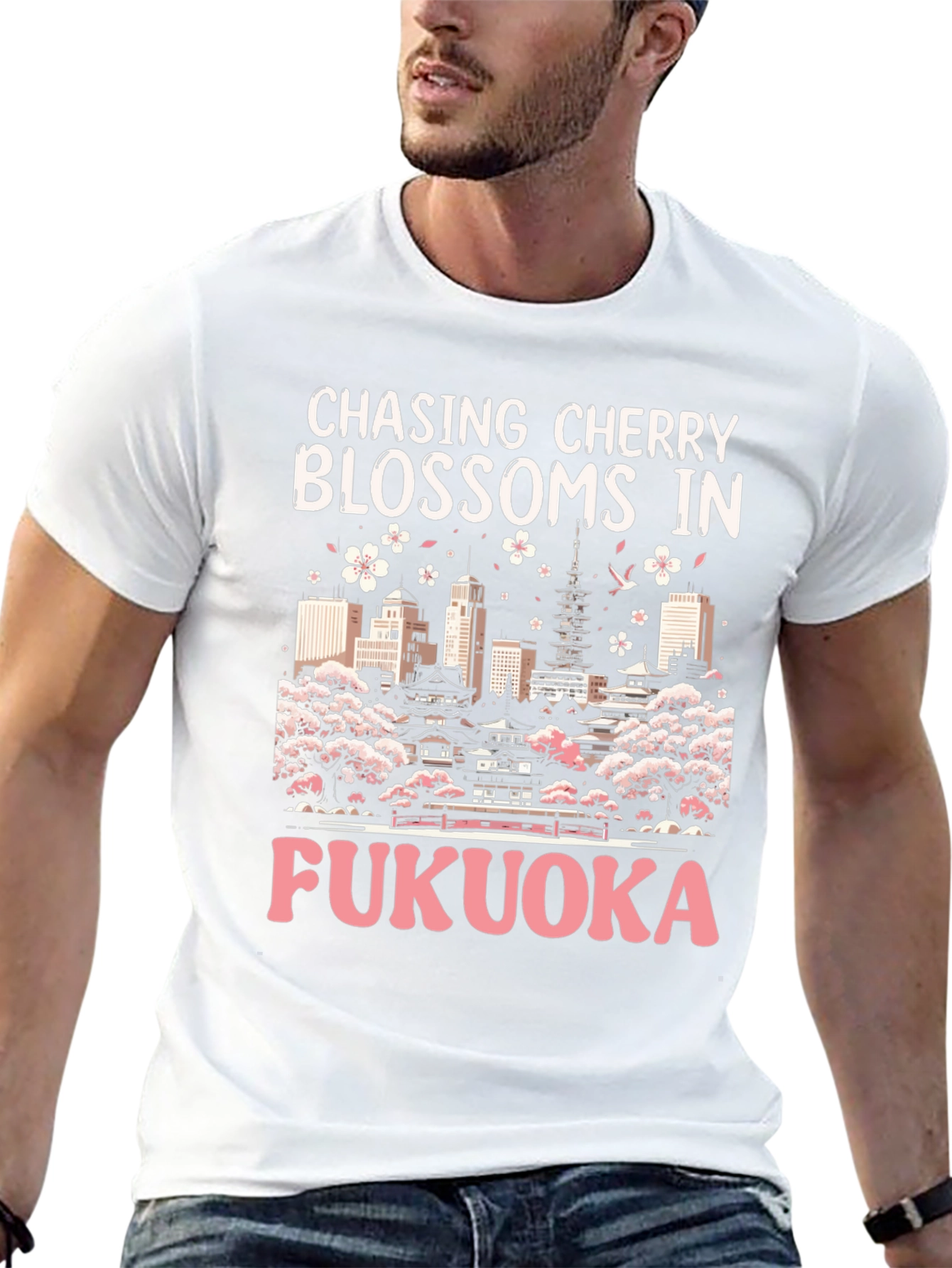 Fukuoka Cherry Blossom T-Shirt