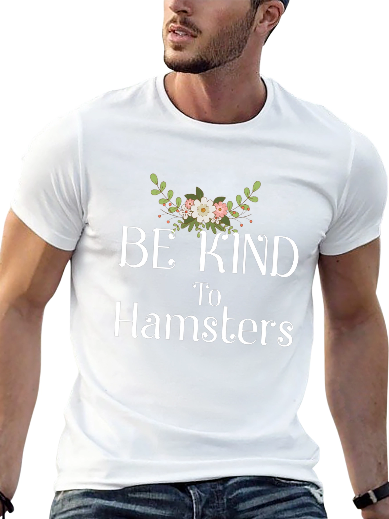 Be Kind to Hamsters Graphic Tee - Black T-Shirt
