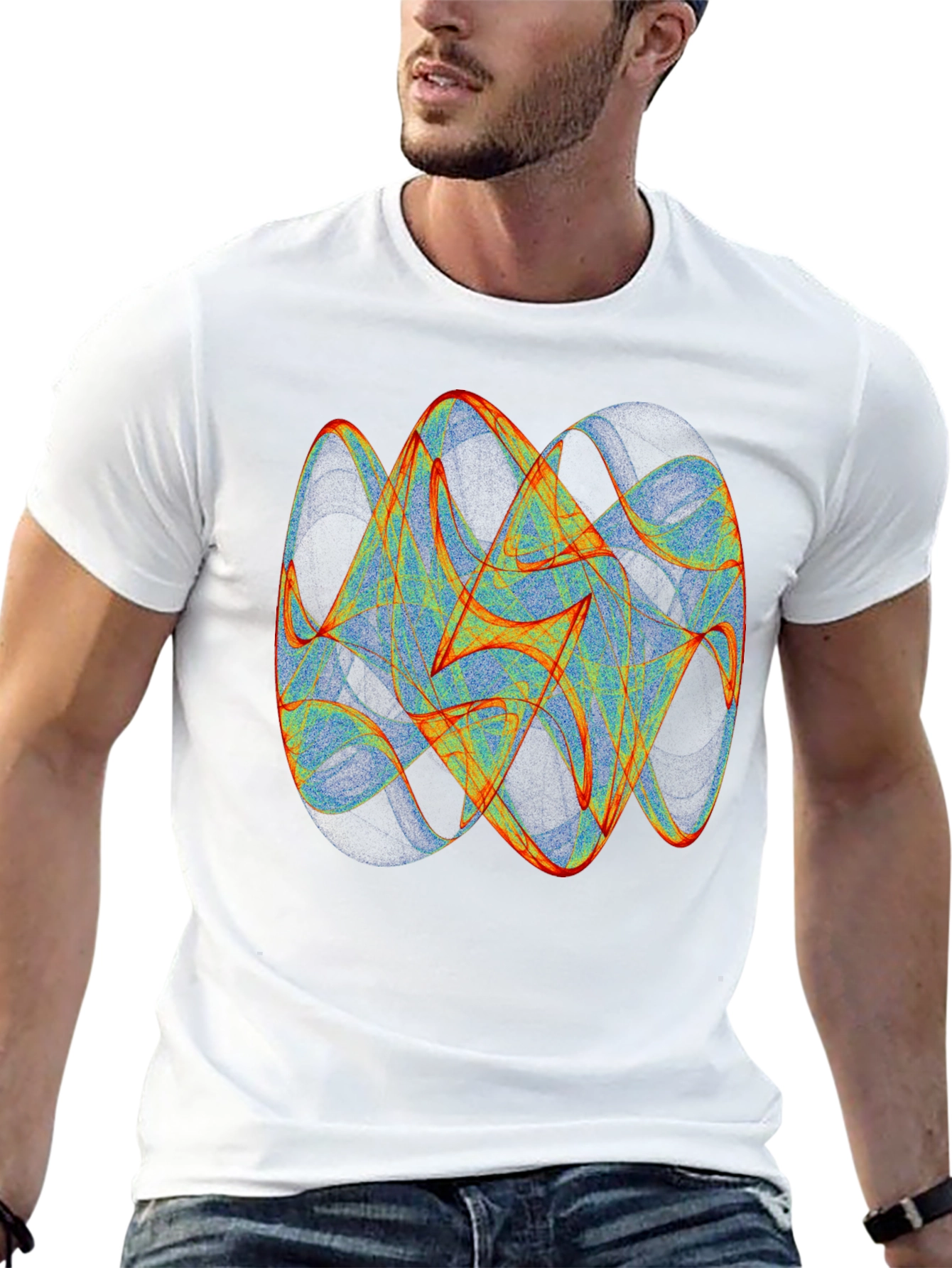 Abstract Graphic Tee - Modern Artistic Design