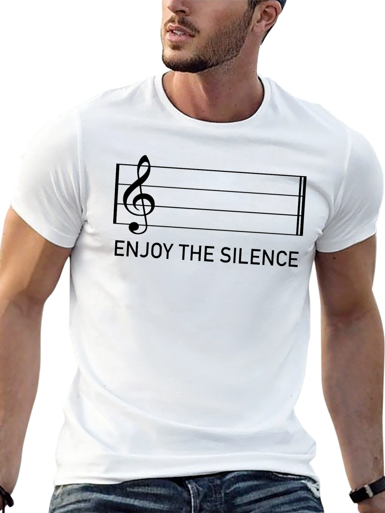 Enjoy The Silence Graphic Tee - Music Lover T-Shirt