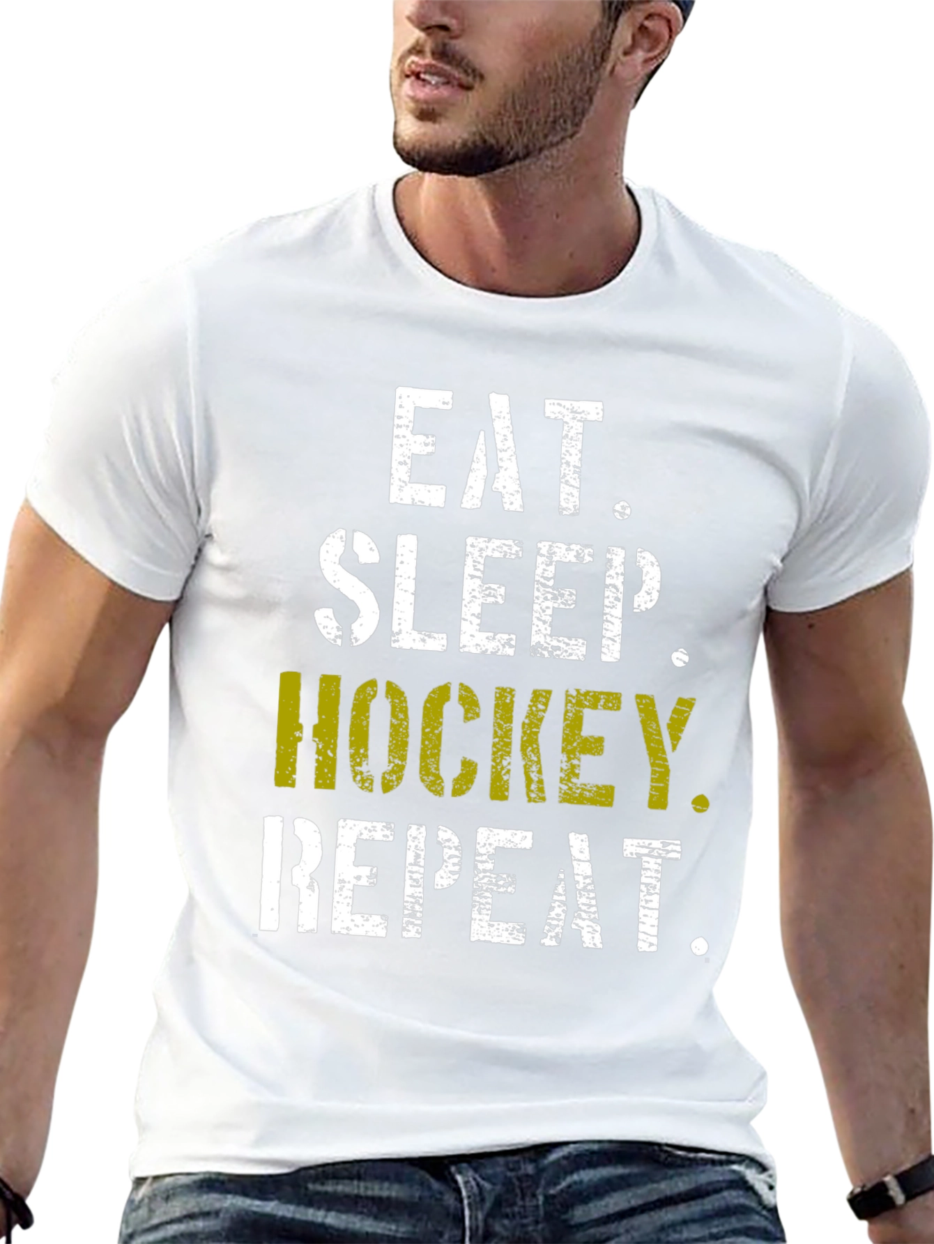 Eat Sleep Hockey Repeat T-Shirt