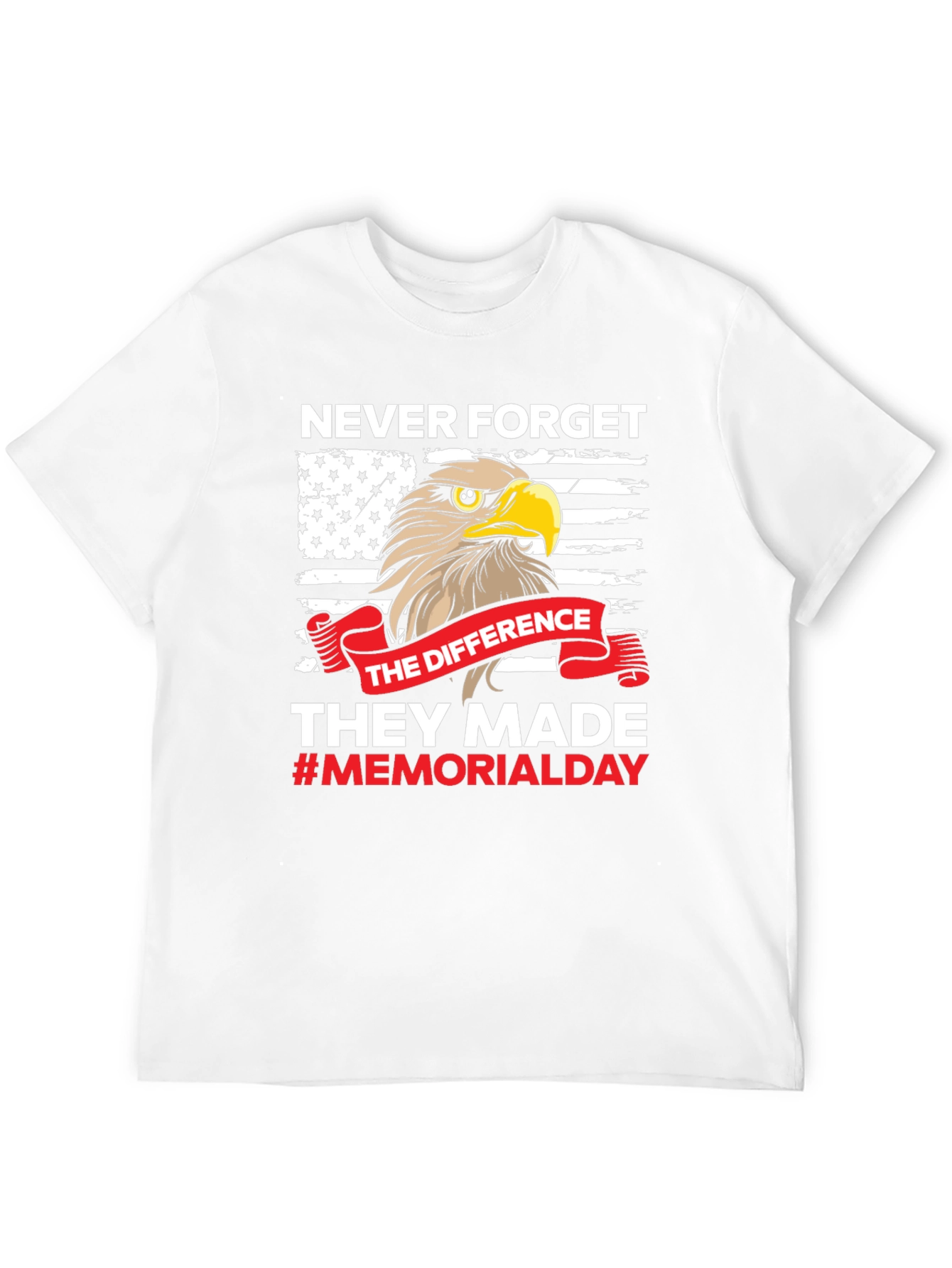 Never Forget Memorial Day Eagle T-Shirt