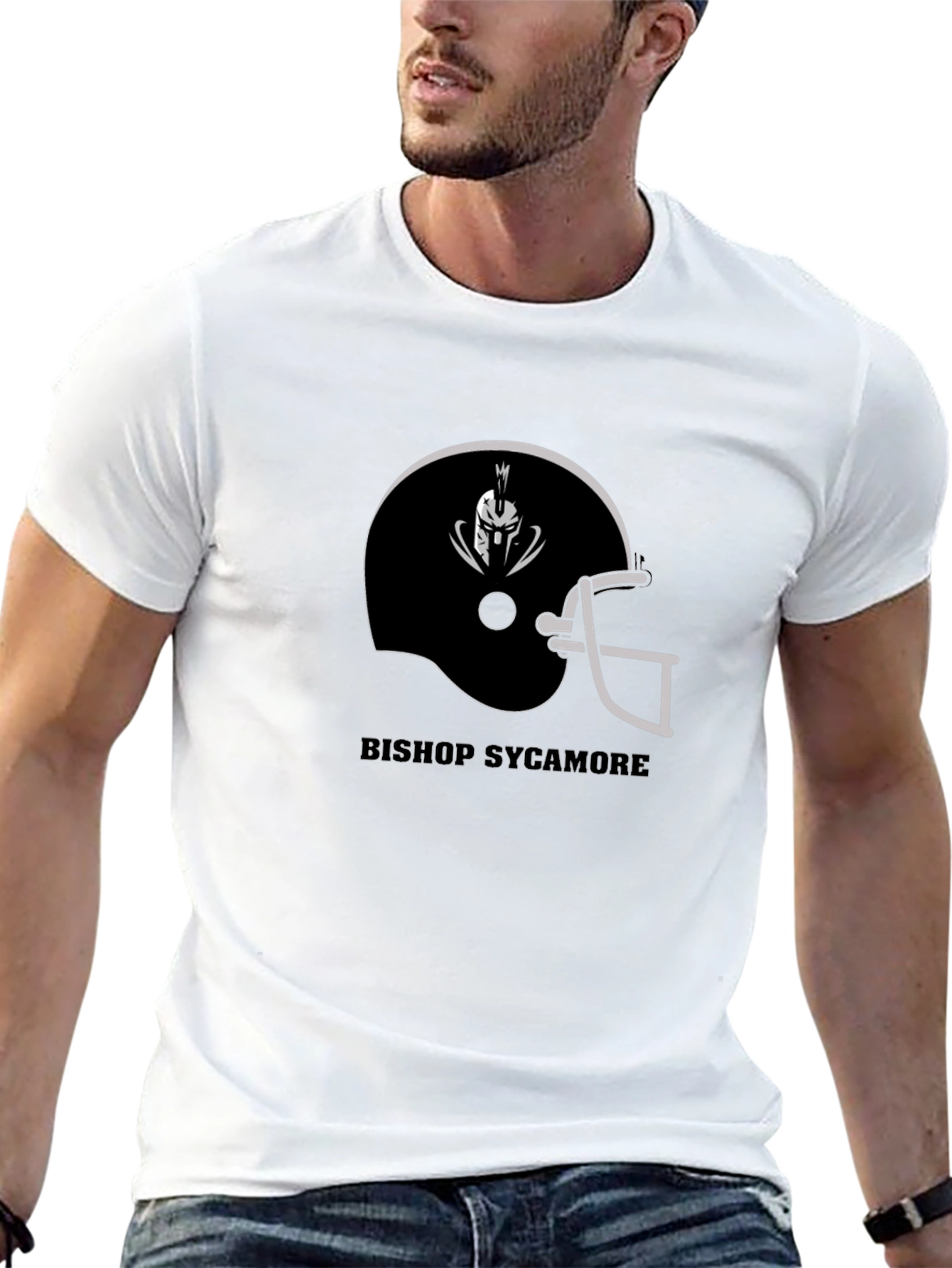 Bishop Sycamore Spartan Football Black T-Shirt